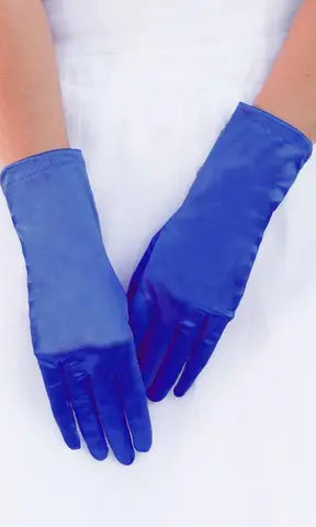 Wrist Length Satin Women's Gloves - Obsession Boutique