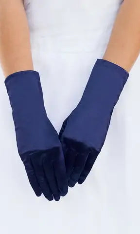 Wrist Length Satin Women's Gloves - Obsession Boutique