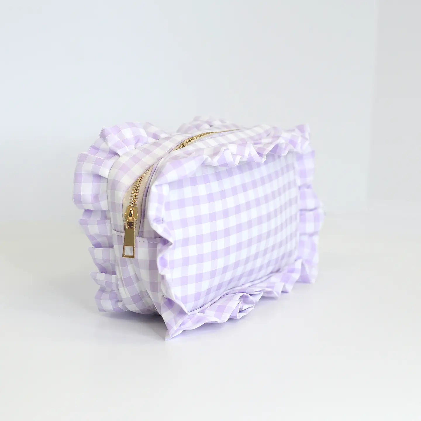 Gingham Frilly Bags - Obsession Boutique