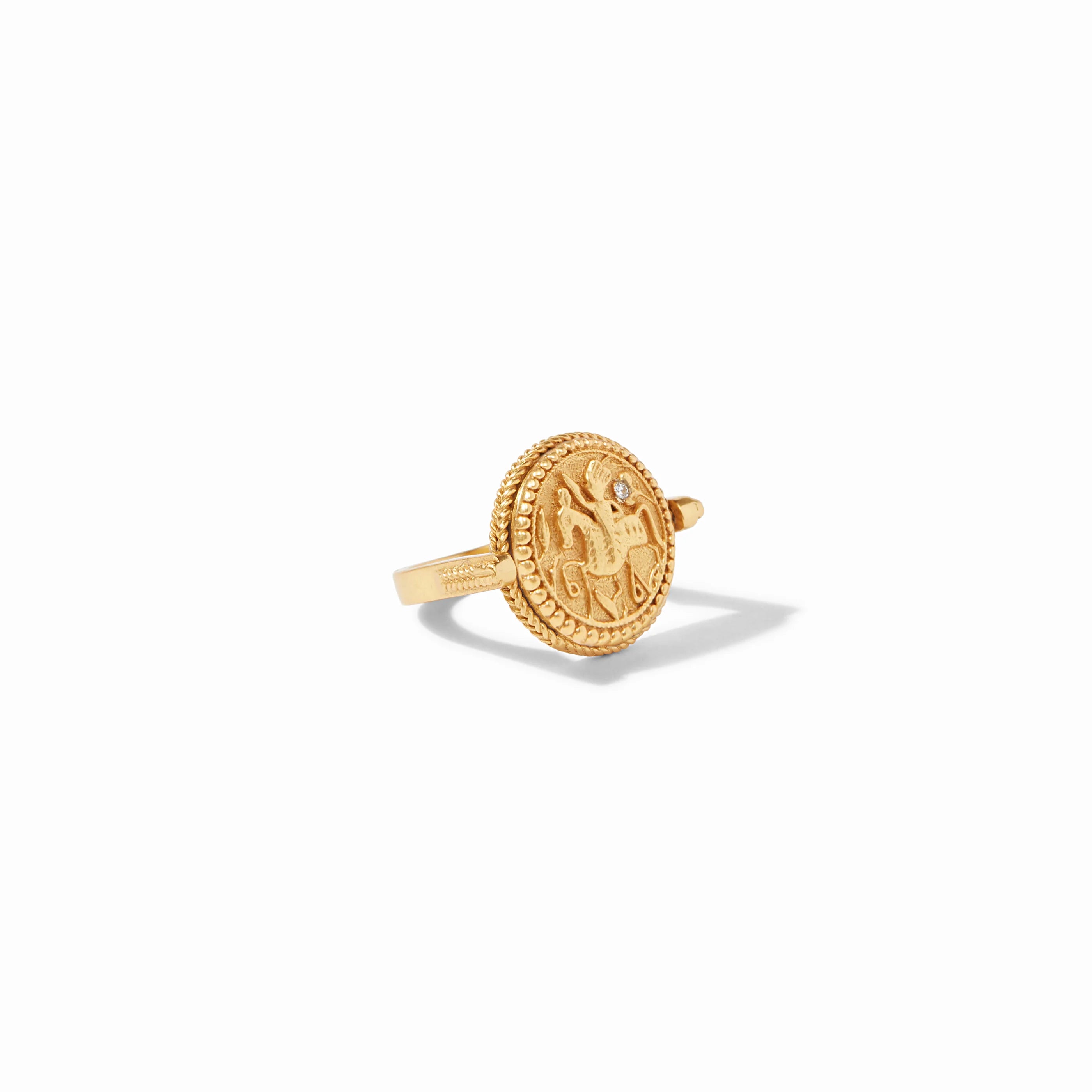 Julie Vos: Coin Revolving Ring - Obsession Boutique