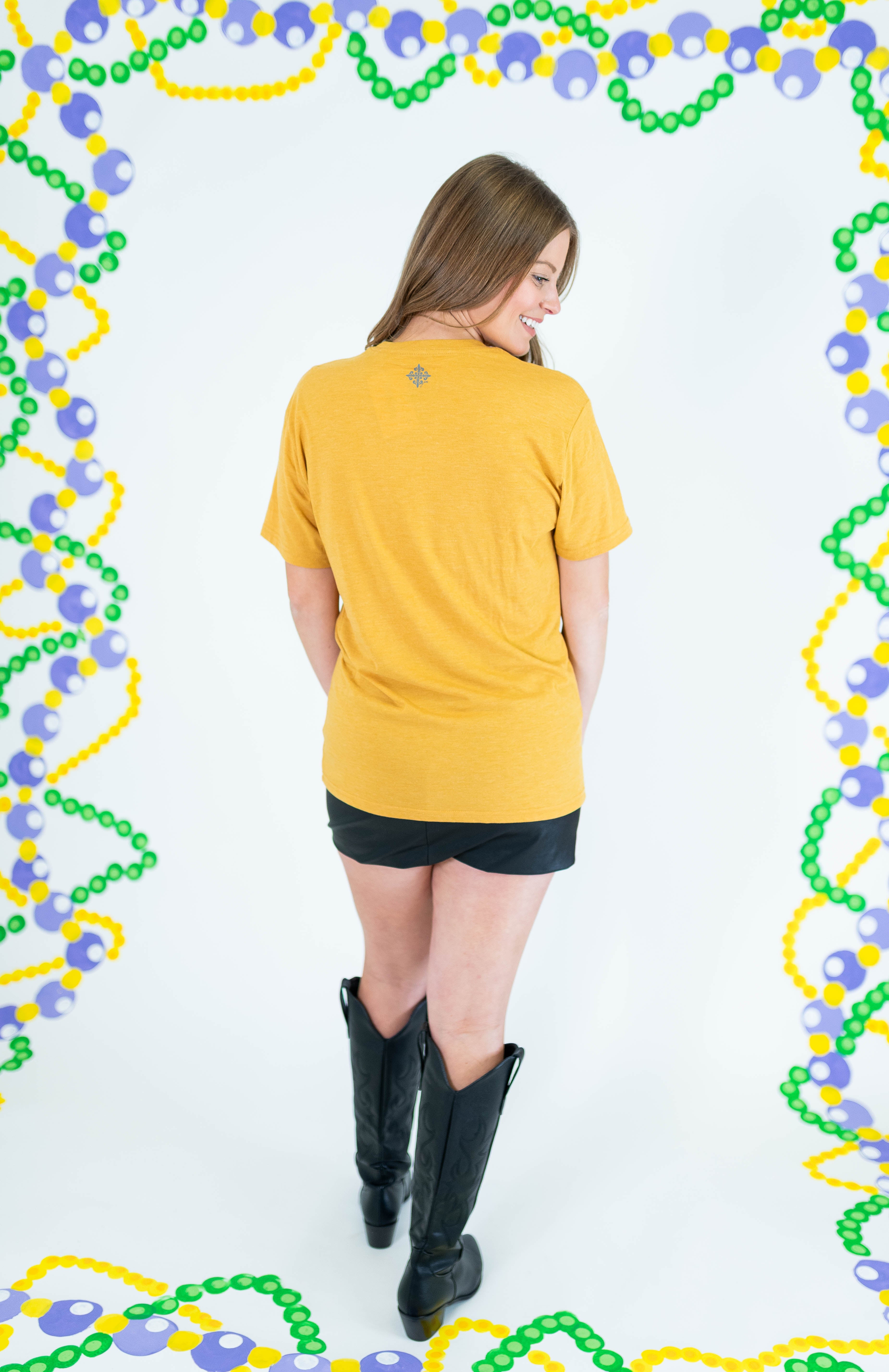 Mardi Gras Bead Tree T-Shirt - Obsession Boutique