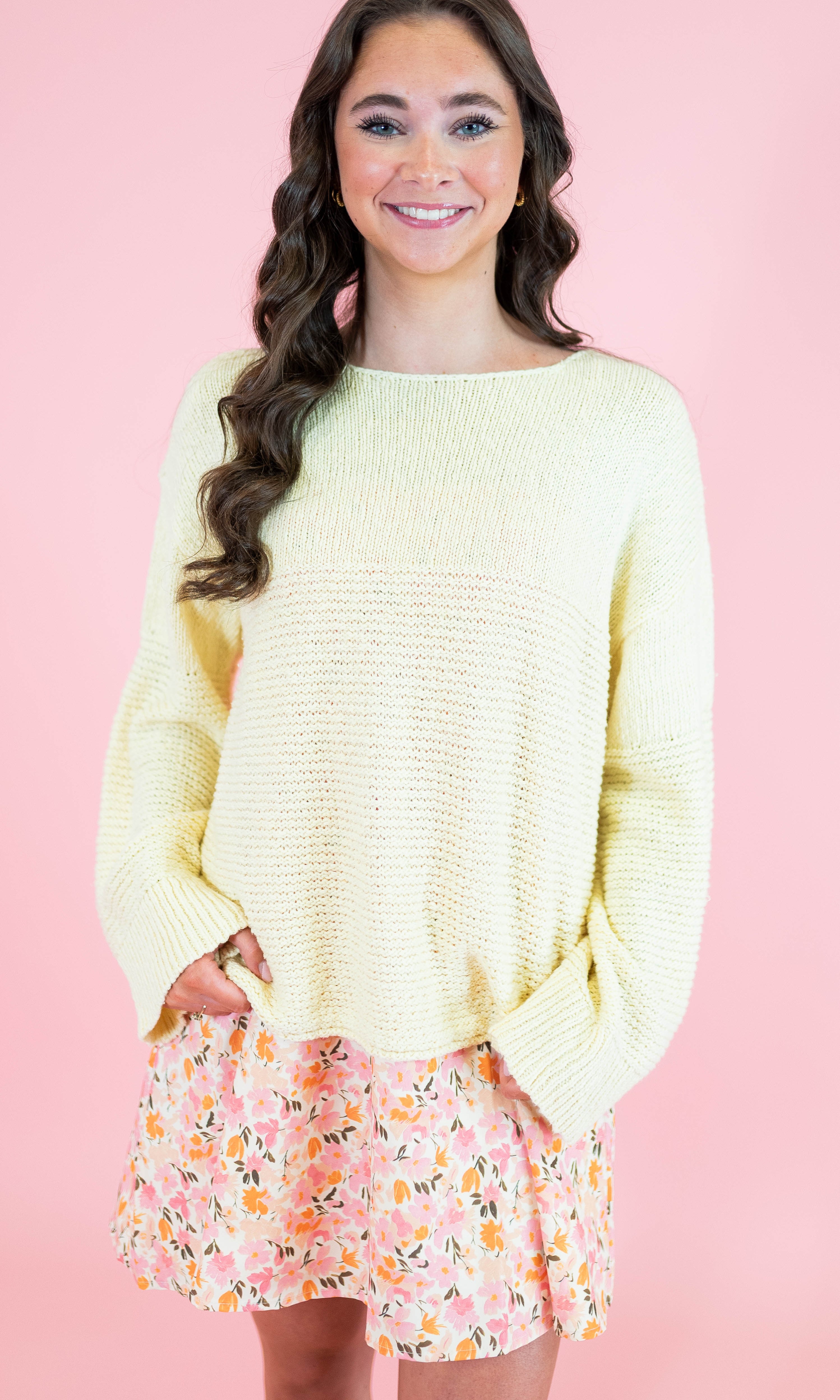 Textured Boat Neck Sweater - Obsession Boutique
