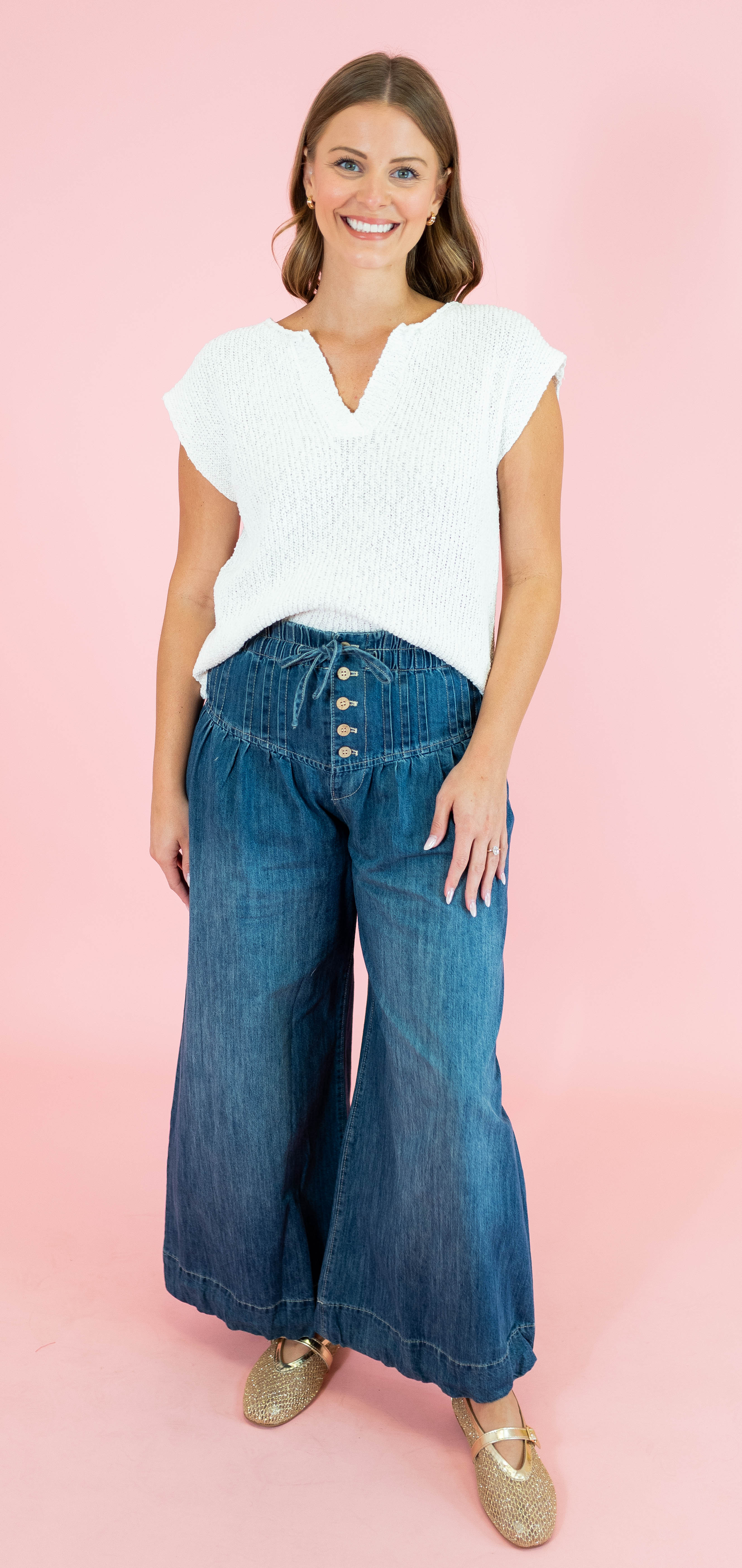 Relaxed Slub Knit Sweater - Obsession Boutique