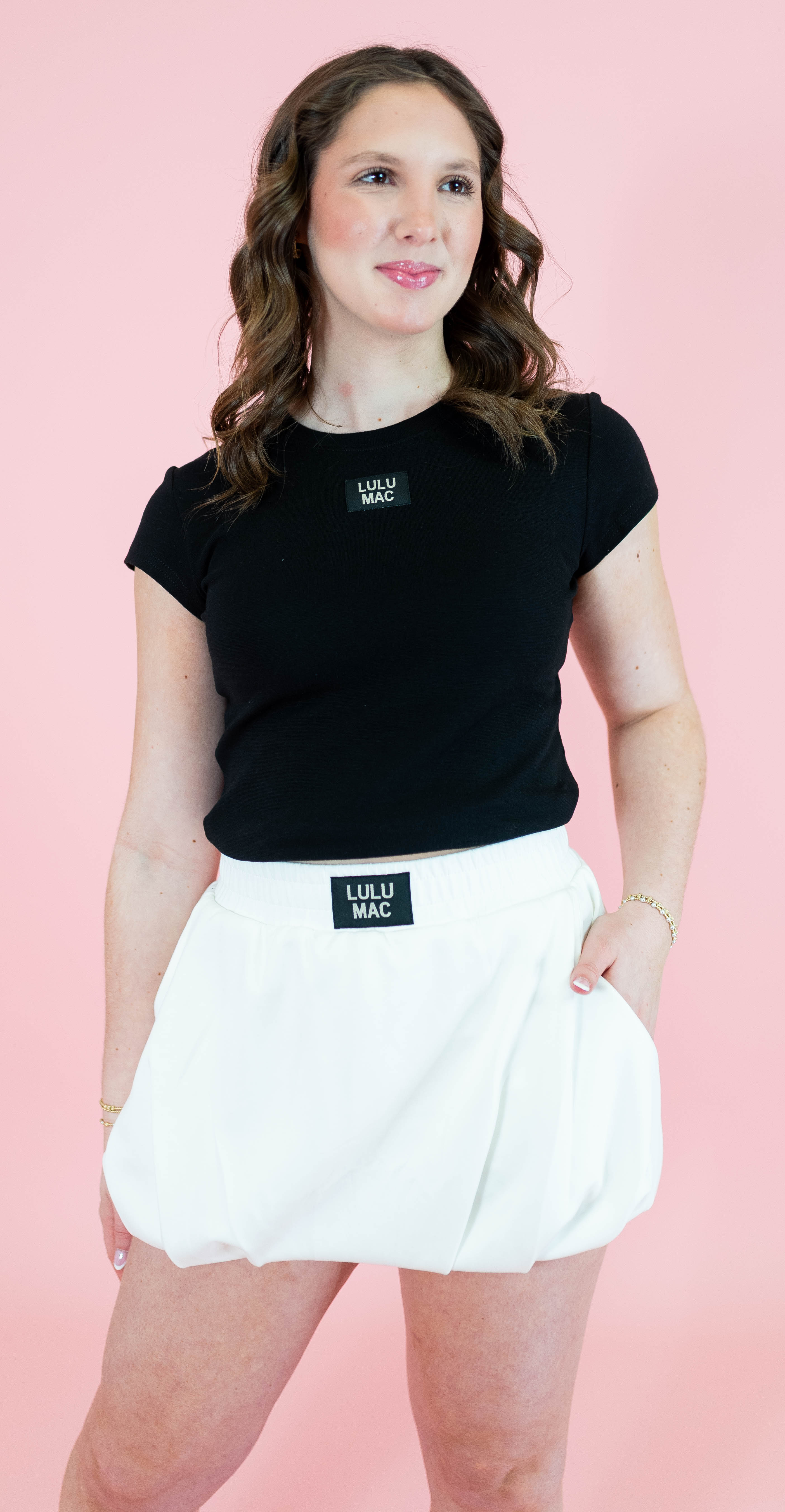Lulu Mac: Babydoll Top - Black - Obsession Boutique