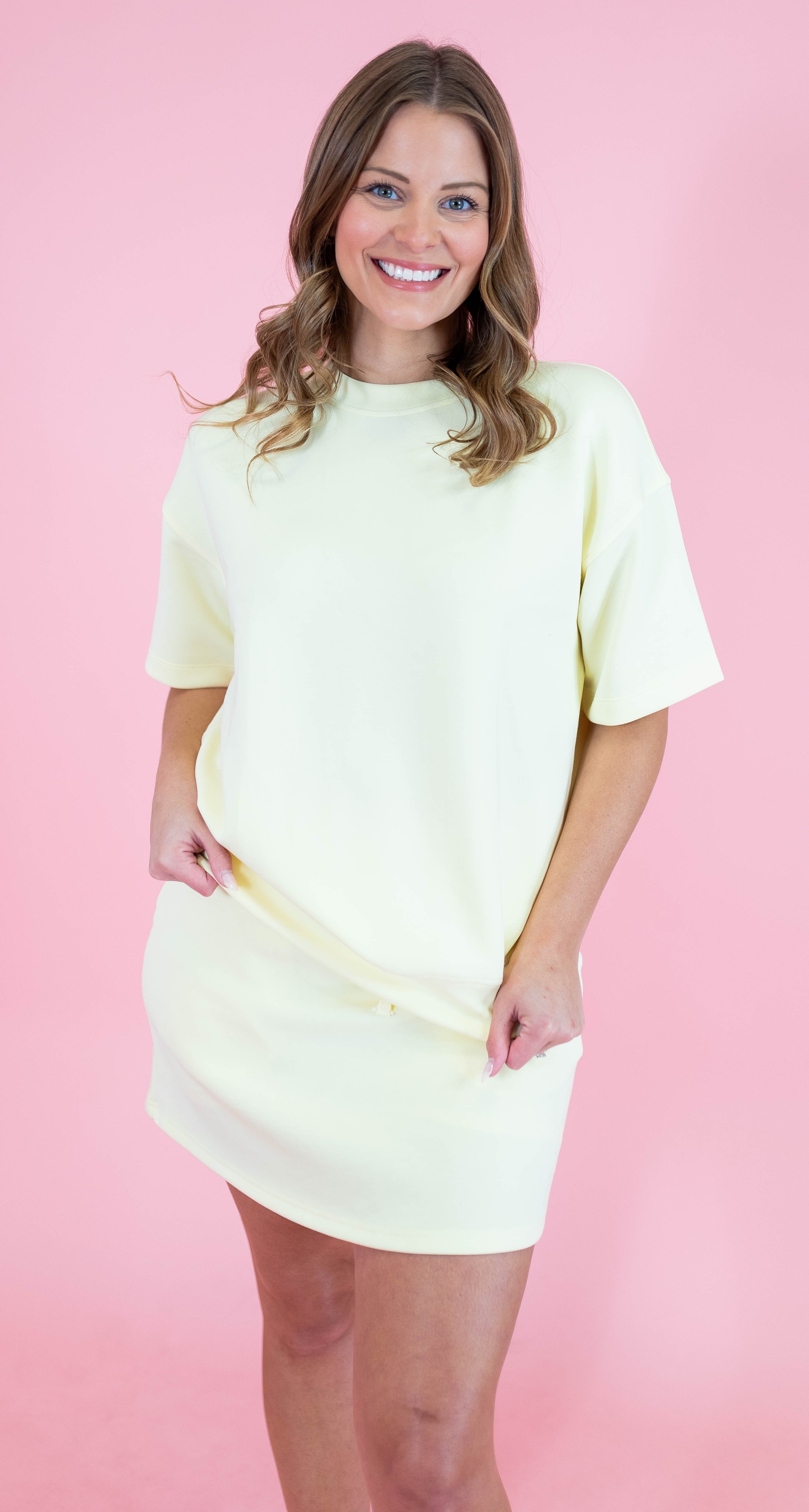 Modal Scuba Basic Short Sleeve Top - Obsession Boutique