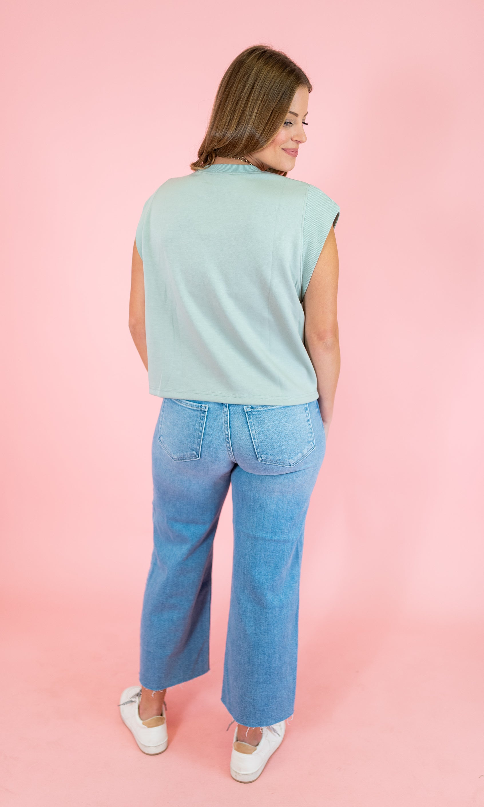 The Everly Cap Sleeve Pullover Top - Obsession Boutique