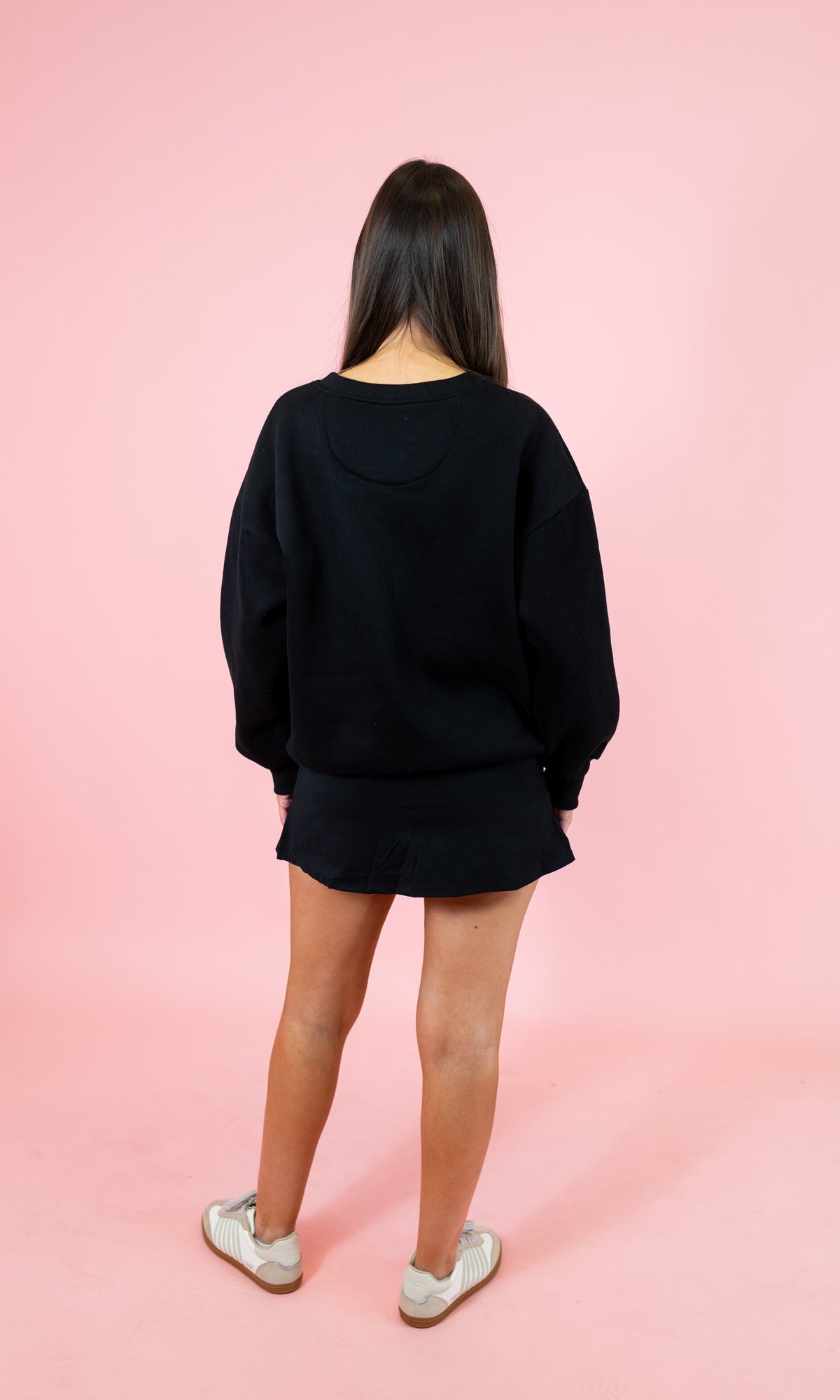 Lulu Mac: Black & Yellow Stitch Sweatshirt - Obsession Boutique
