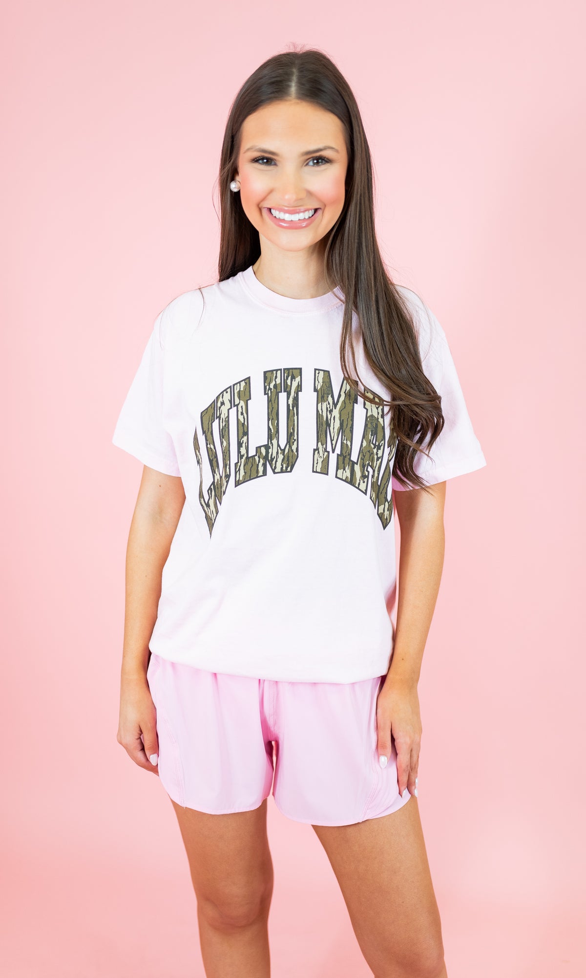 Lulu Mac: Mossy Oak Bottomland Tee - Blossom - Obsession Boutique
