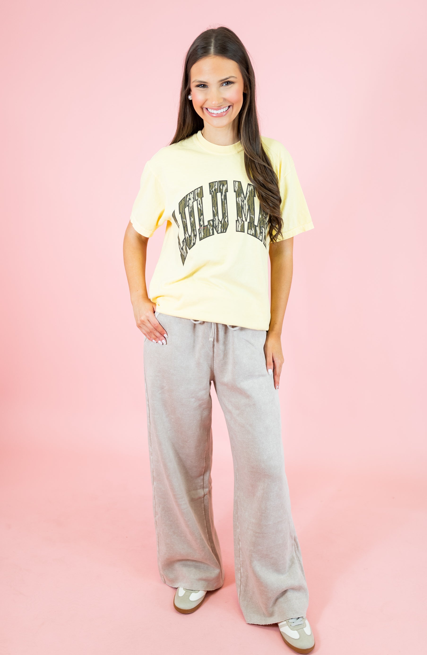 Acid Wash Fleece Palazzo Sweatpants - Obsession Boutique