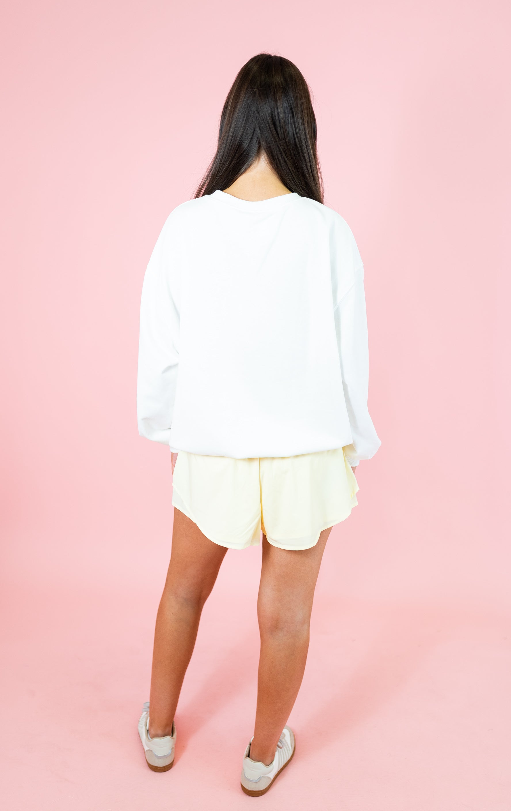 Good Luck Gingham Patch Sweatshirt - Obsession Boutique