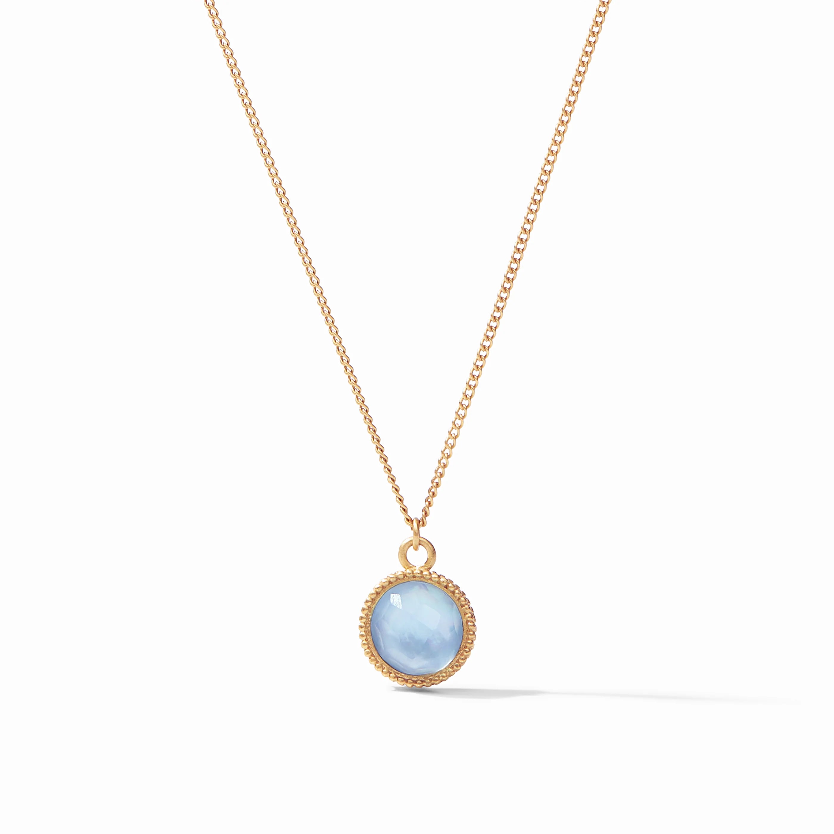 Julie Vos: Fleur-de-Lis Solitaire Necklace - Obsession Boutique