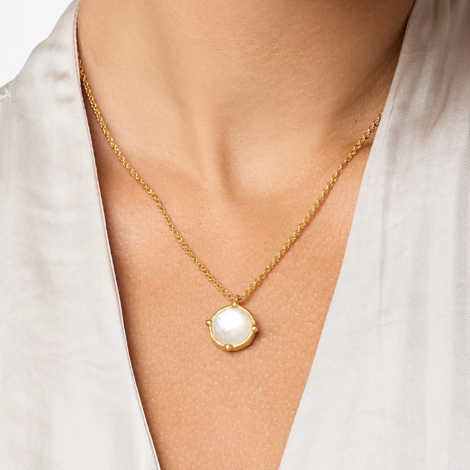 Julie Vos: Honeybee Solitaire Necklace - Obsession Boutique