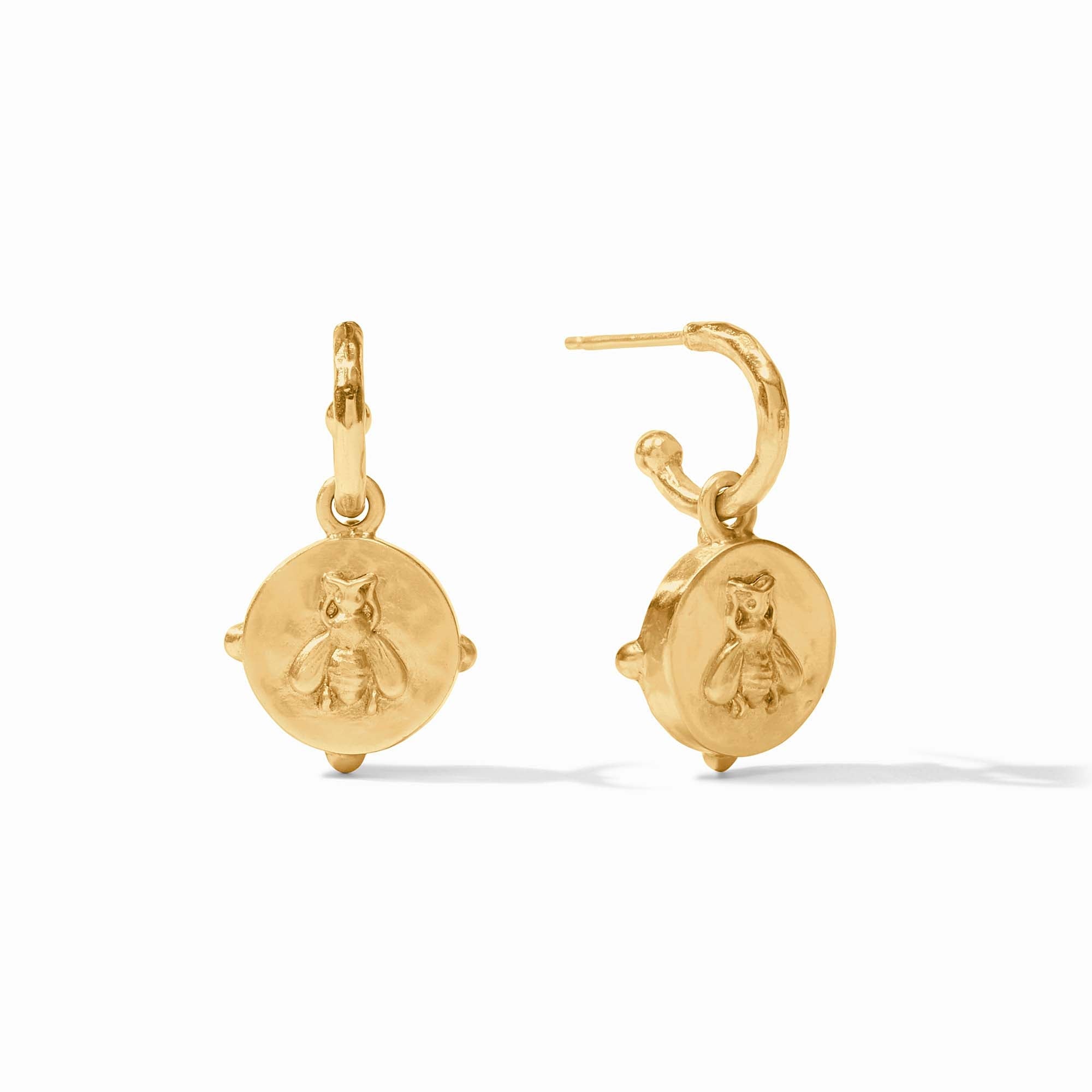 Julie Vos: Honeybee Hoop & Charm Earring - Obsession Boutique