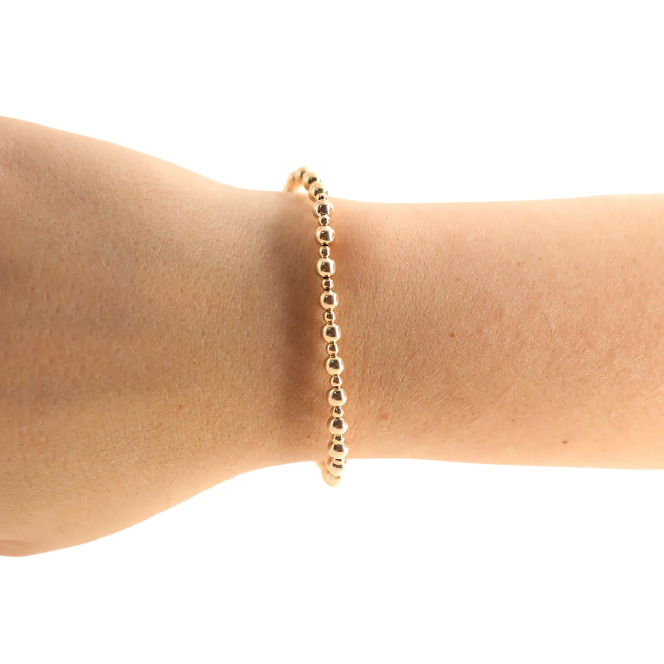Beaded Blondes: Mini Katy Bracelet in Gold - Obsession Boutique