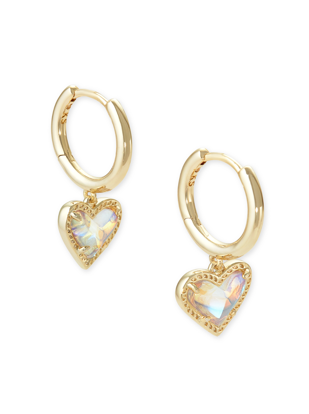 Kendra Scott: Ari Heart Huggie Earrings - Obsession Boutique