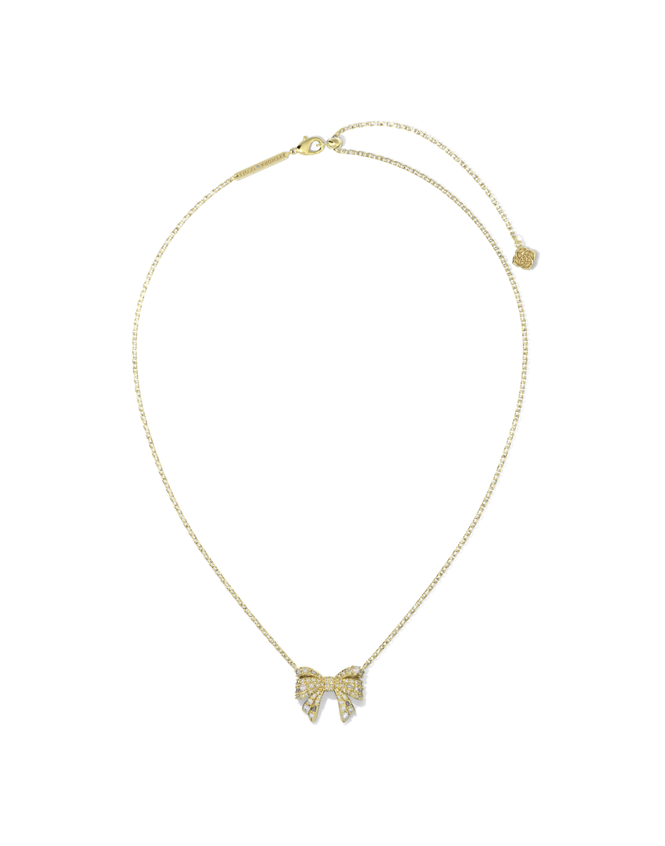 Kendra Scott: Krista Bow Pendant Necklace - Obsession Boutique