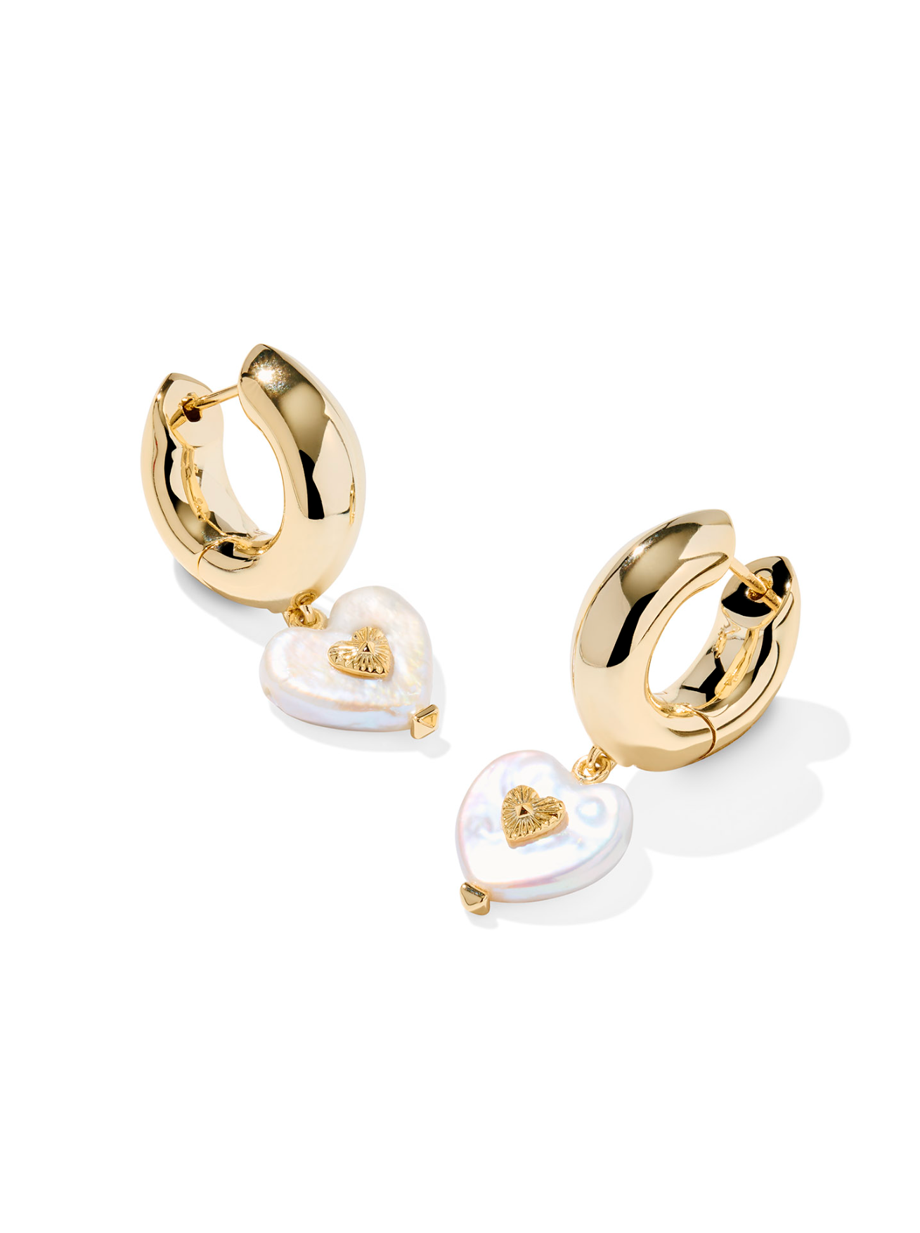 Kendra Scott: Sasha Heart Huggie Earrings - Obsession Boutique