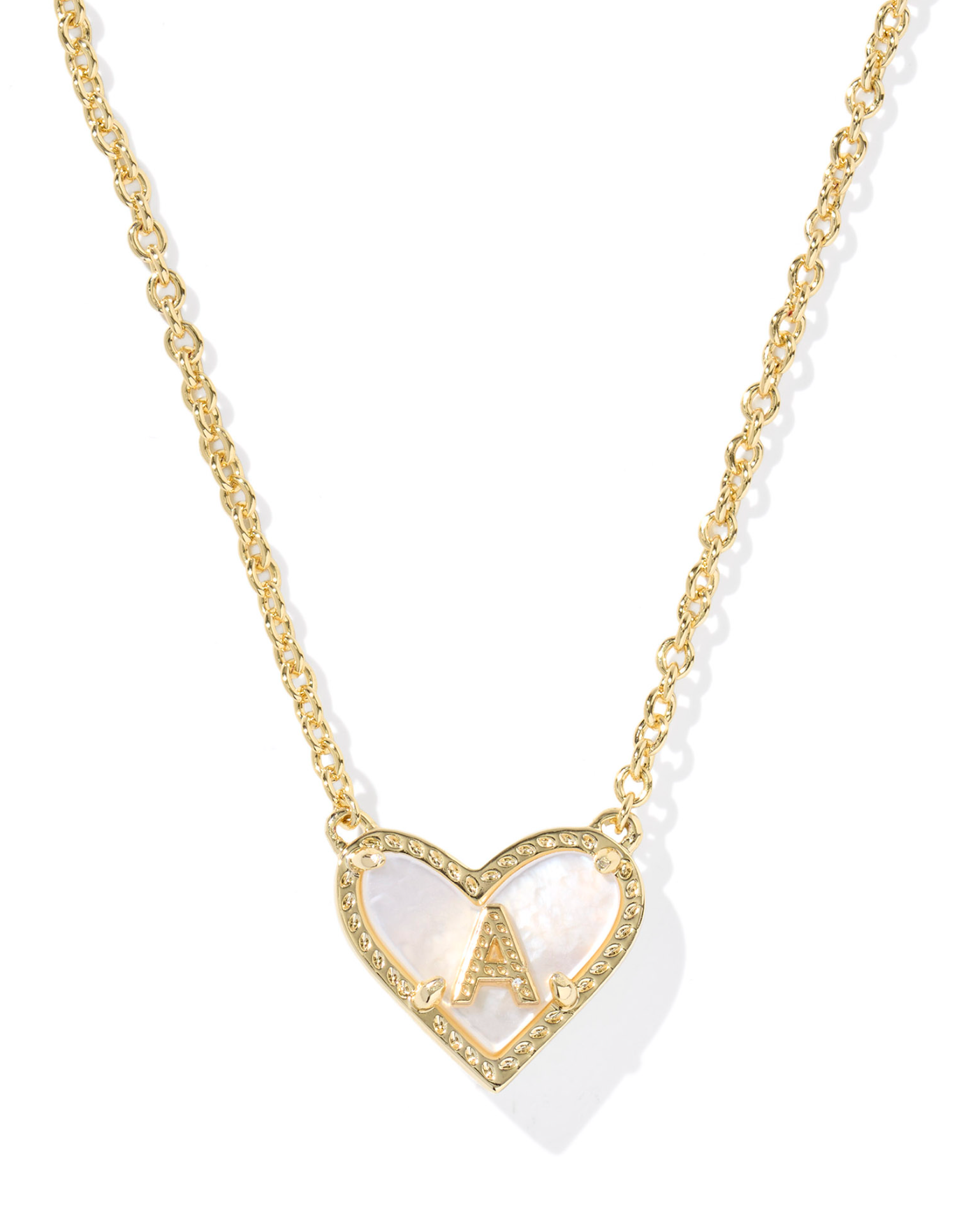 Kendra Scott: Heart Letter Pendant Necklace - Obsession Boutique