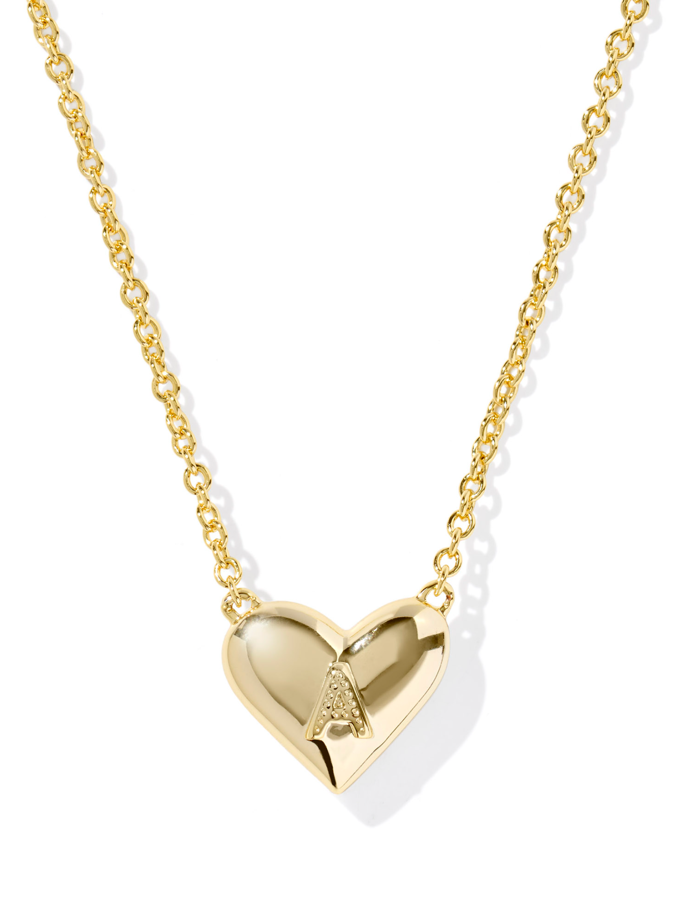 Kendra Scott: Heart Letter Pendant Necklace - Obsession Boutique