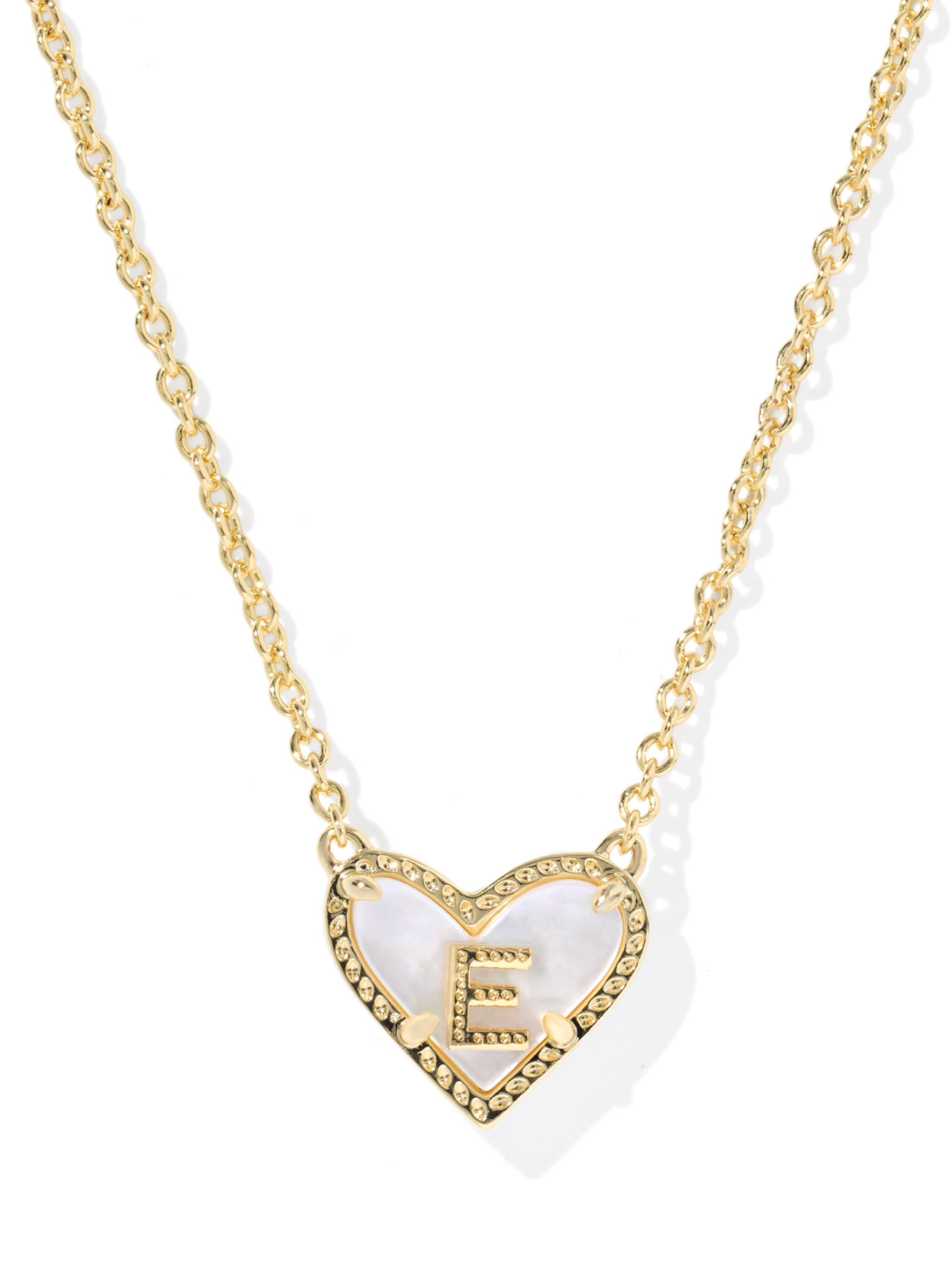 Kendra Scott: Heart Letter Pendant Necklace - Obsession Boutique