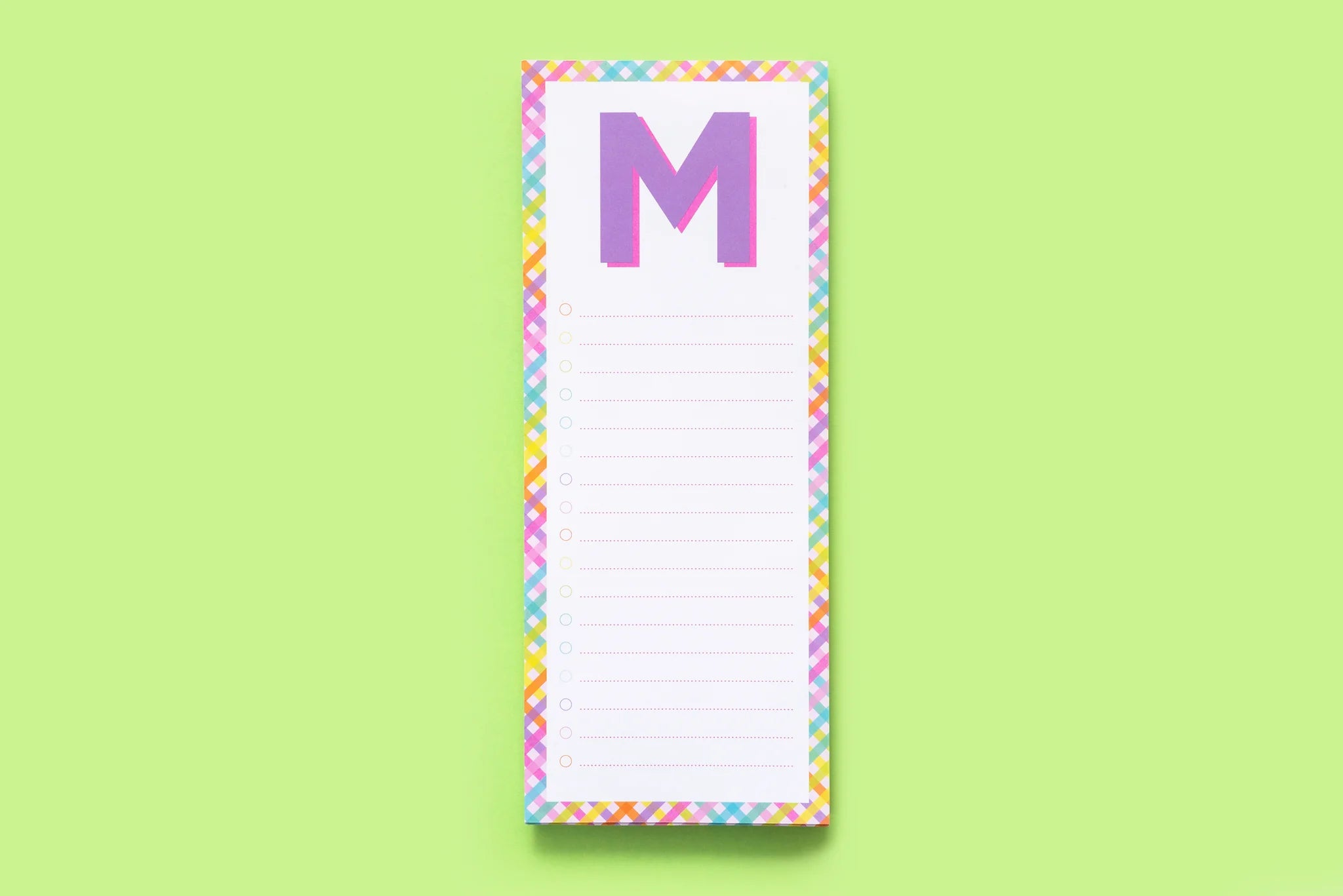 Letter List Pads - Obsession Boutique