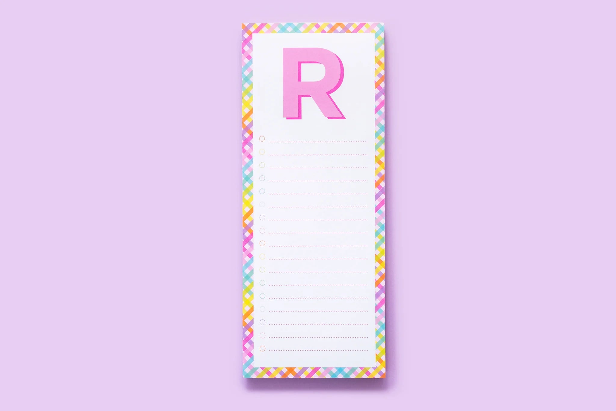 Letter List Pads - Obsession Boutique