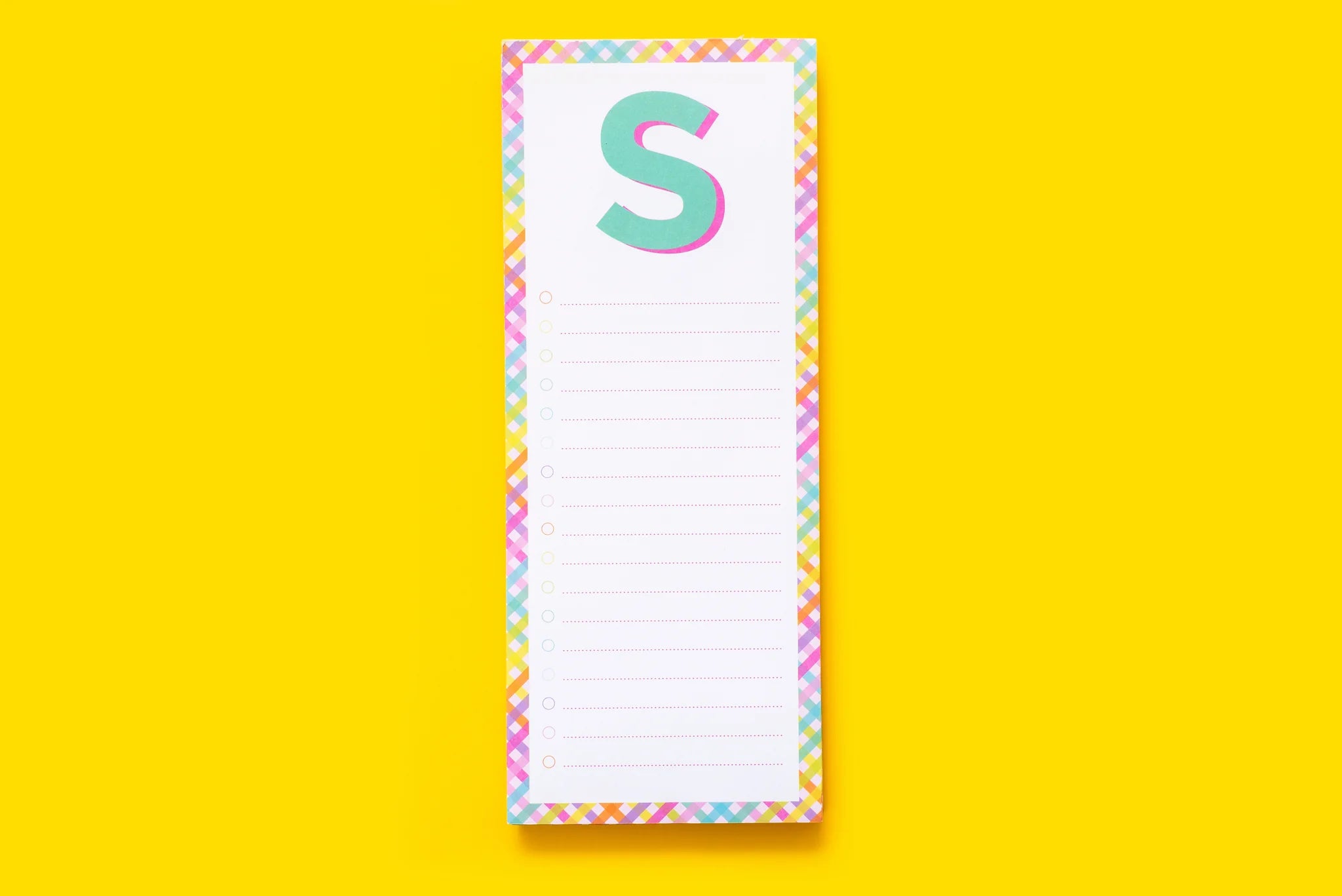 Letter List Pads - Obsession Boutique