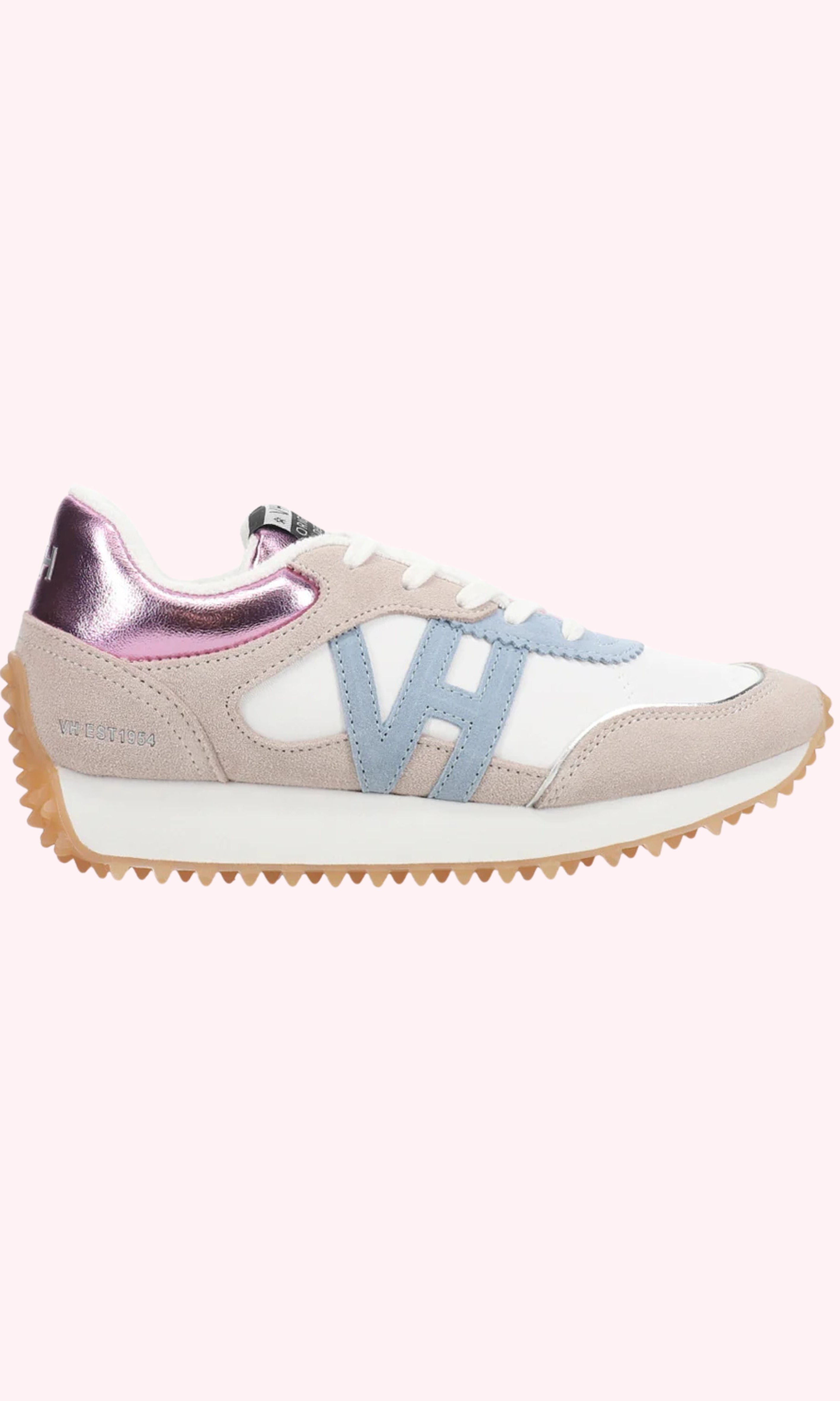 Vintage Havana: Cosmic Sneakers - Grey/Metallic Pink - Obsession Boutique