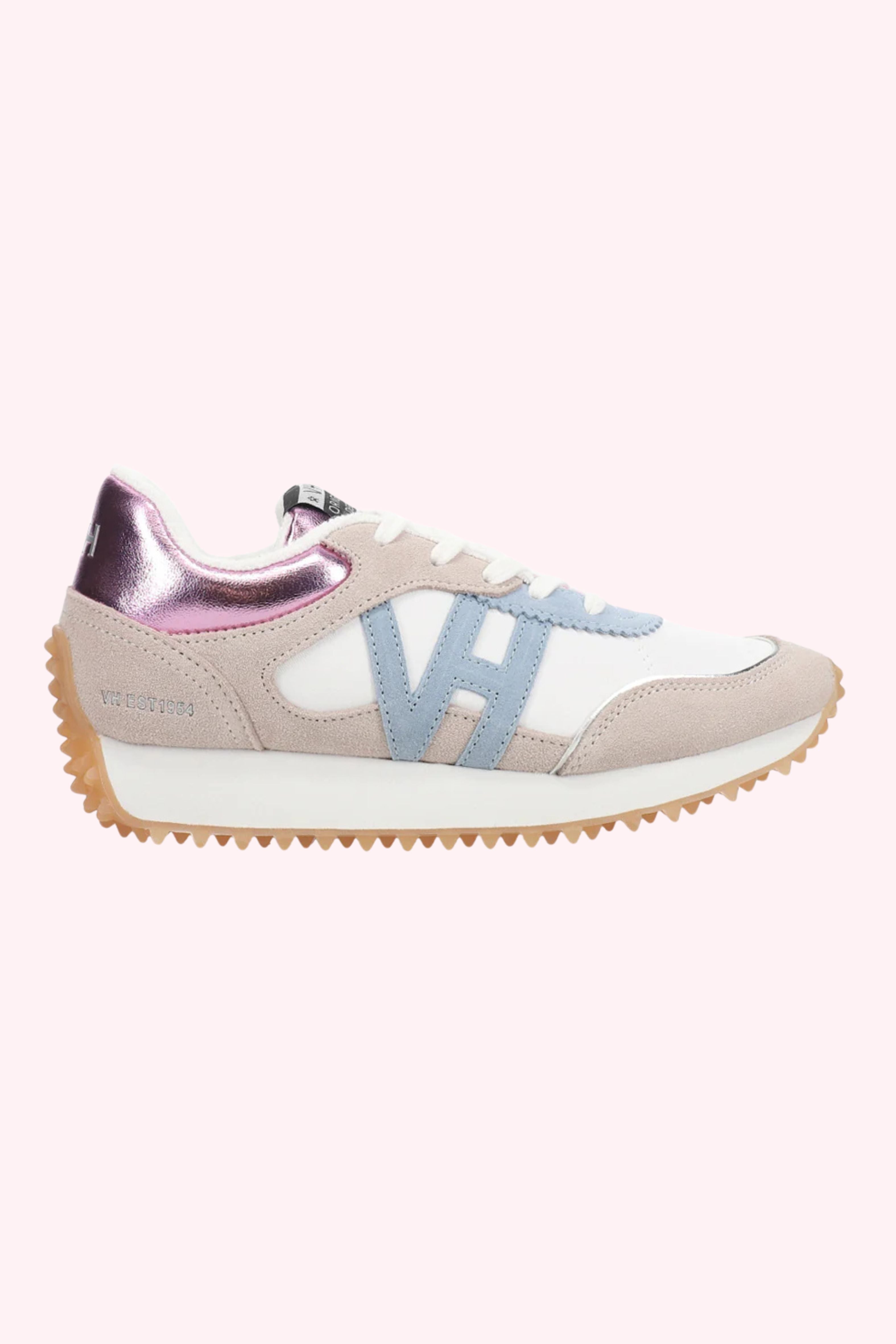 Vintage Havana: Cosmic Sneakers - Grey/Metallic Pink - Obsession Boutique