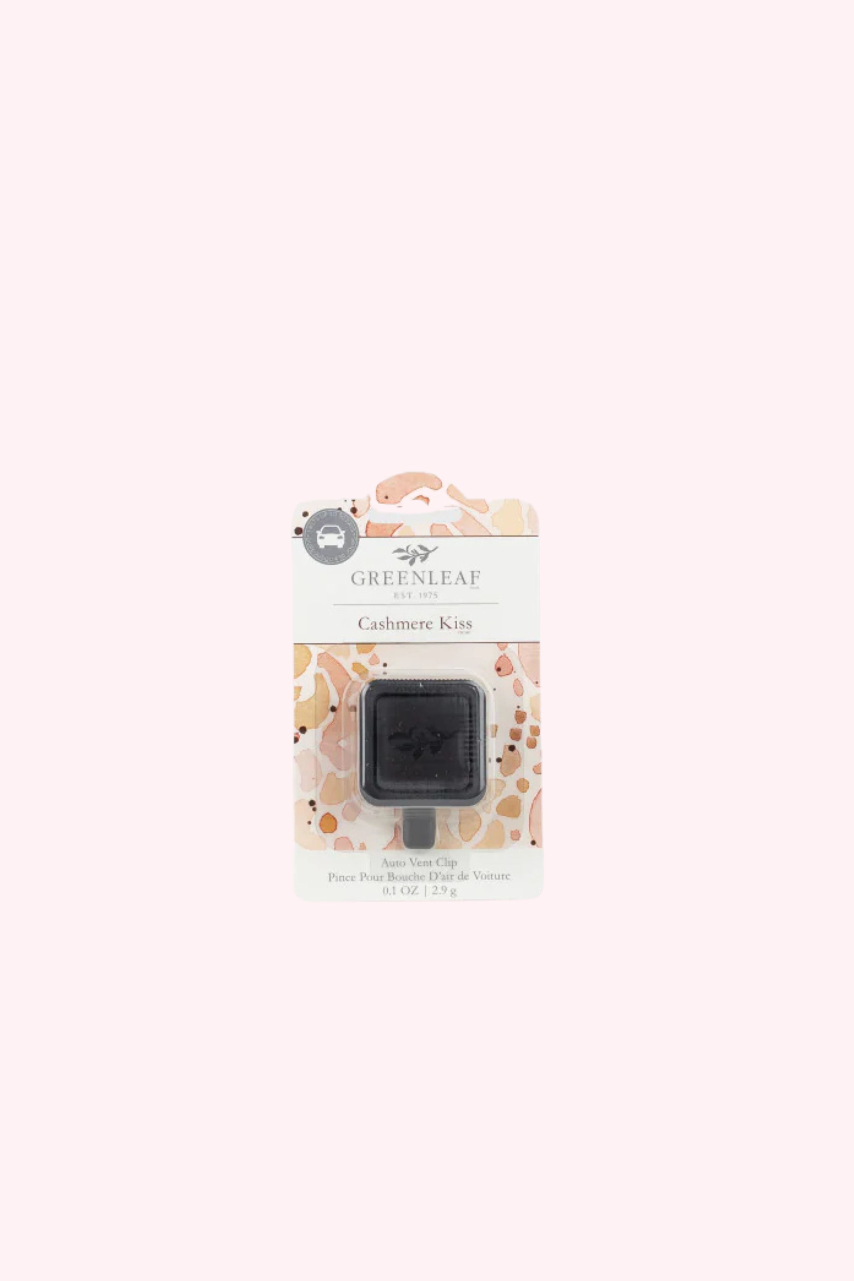 Greenleaf: Cashmere Kiss Auto Vent Clip - Obsession Boutique