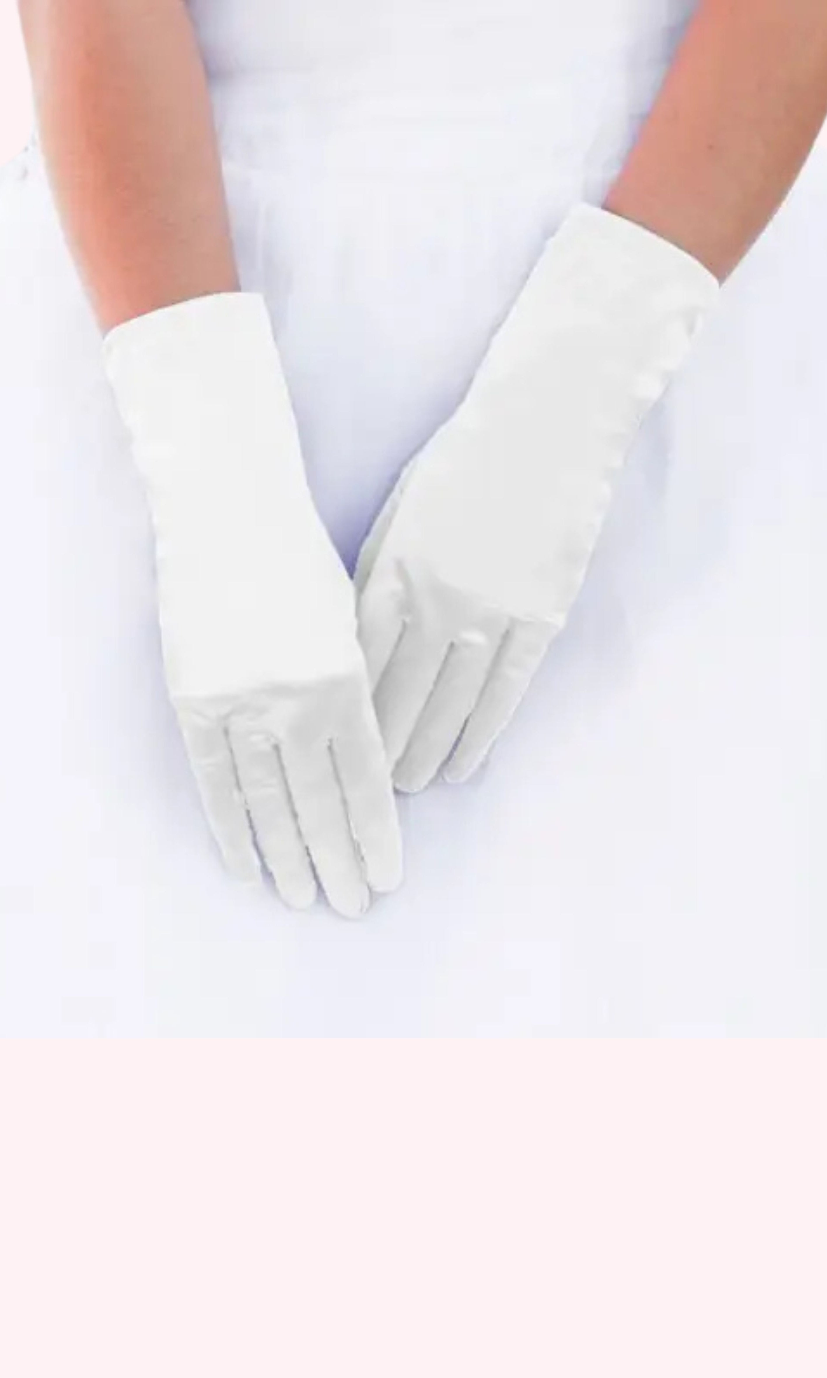 Wrist Length Satin Women's Gloves - Obsession Boutique