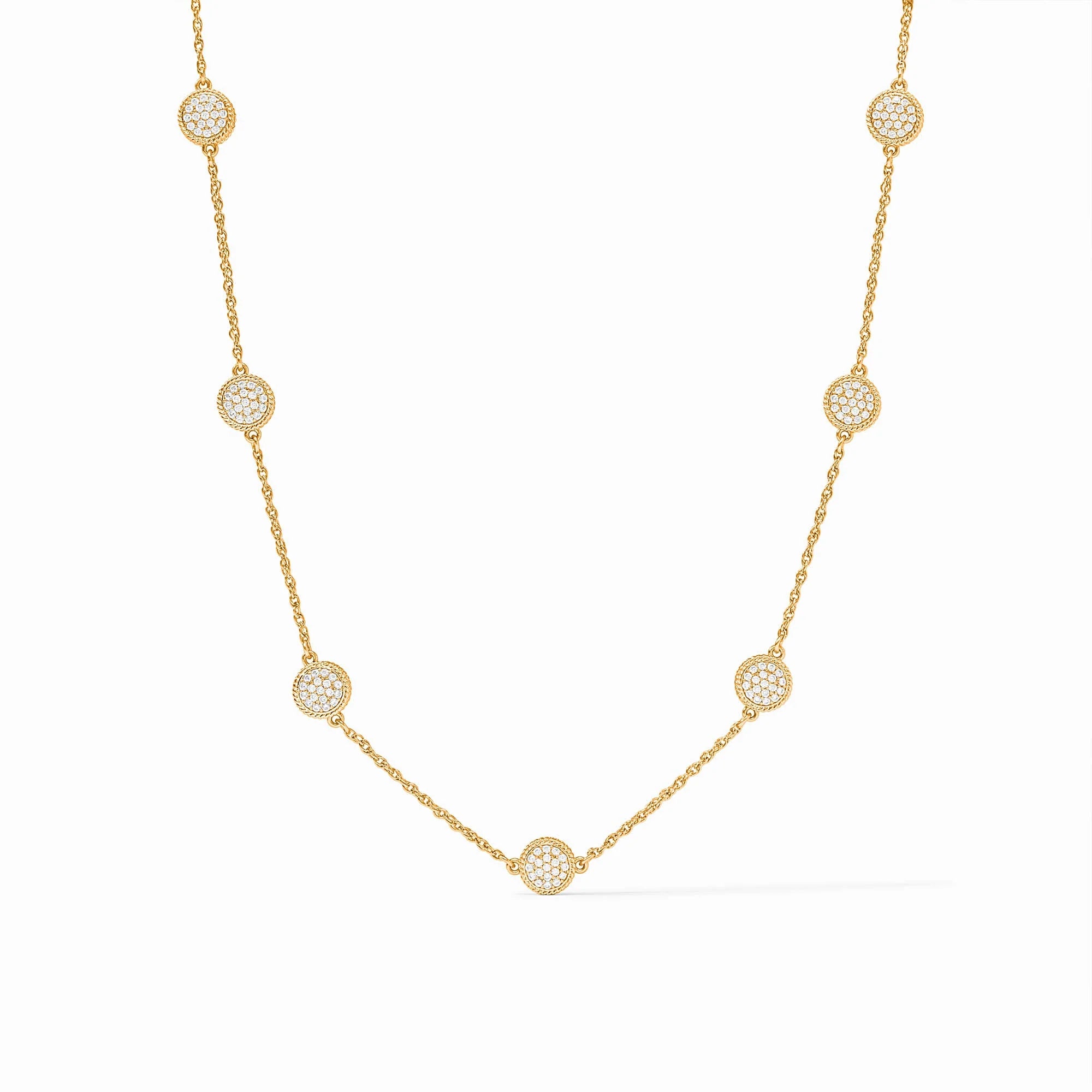 Julie Vos: Windsor Delicate Station Necklace - Obsession Boutique