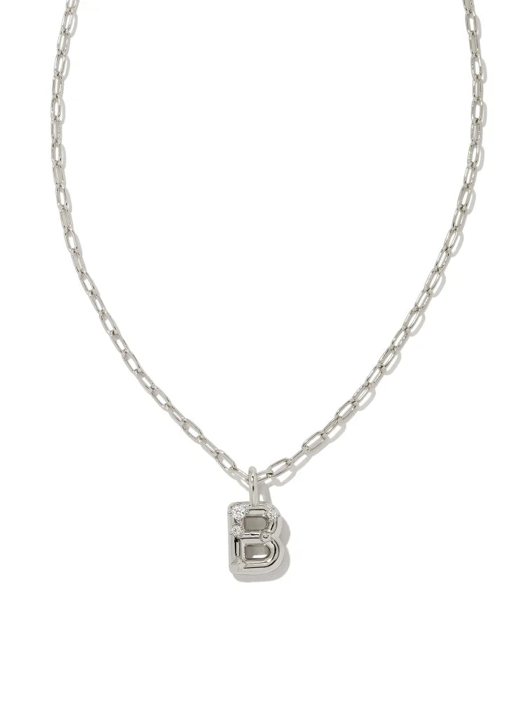 Kendra Scott: Crystal Letter Pendant Necklace - Obsession Boutique