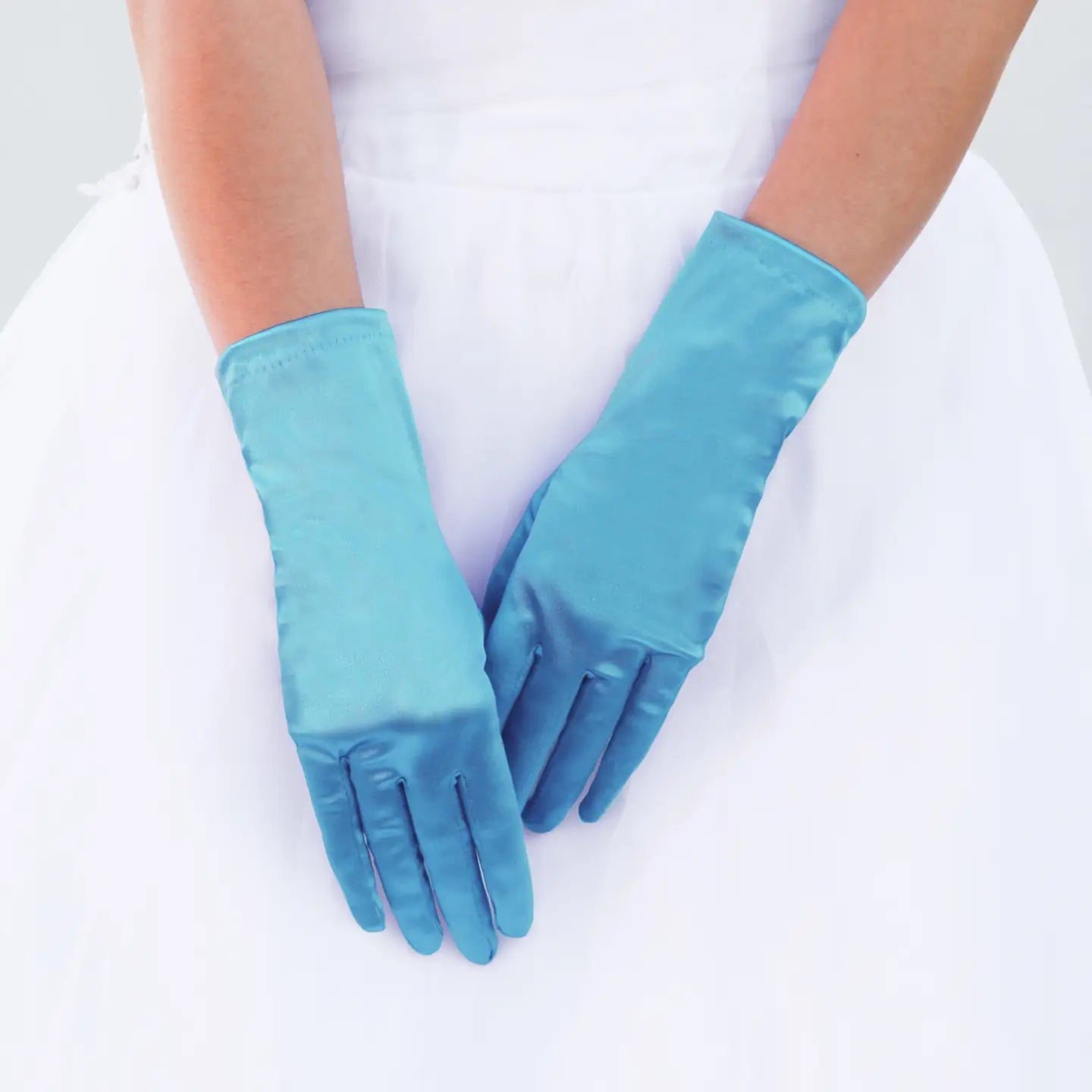 Wrist Length Satin Women's Gloves - Obsession Boutique
