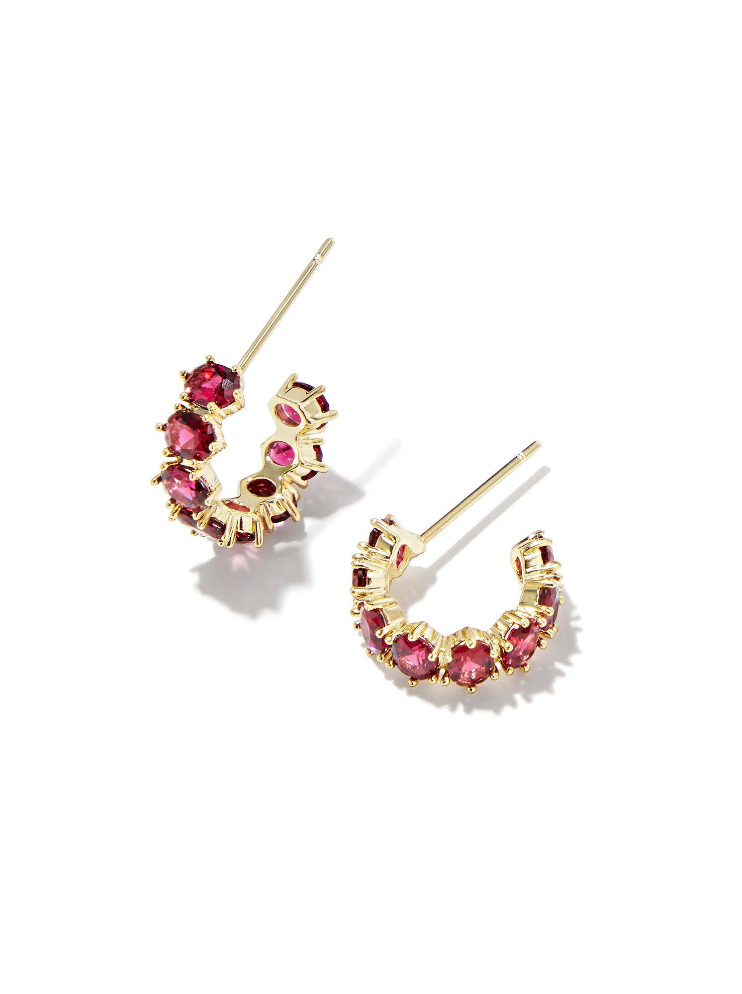 Kendra Scott: Cailin Crystal Huggie Earrings - Birthstones - Obsession Boutique