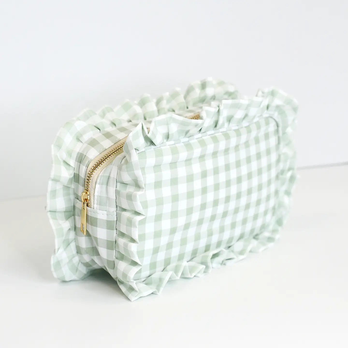 Gingham Frilly Bags - Obsession Boutique