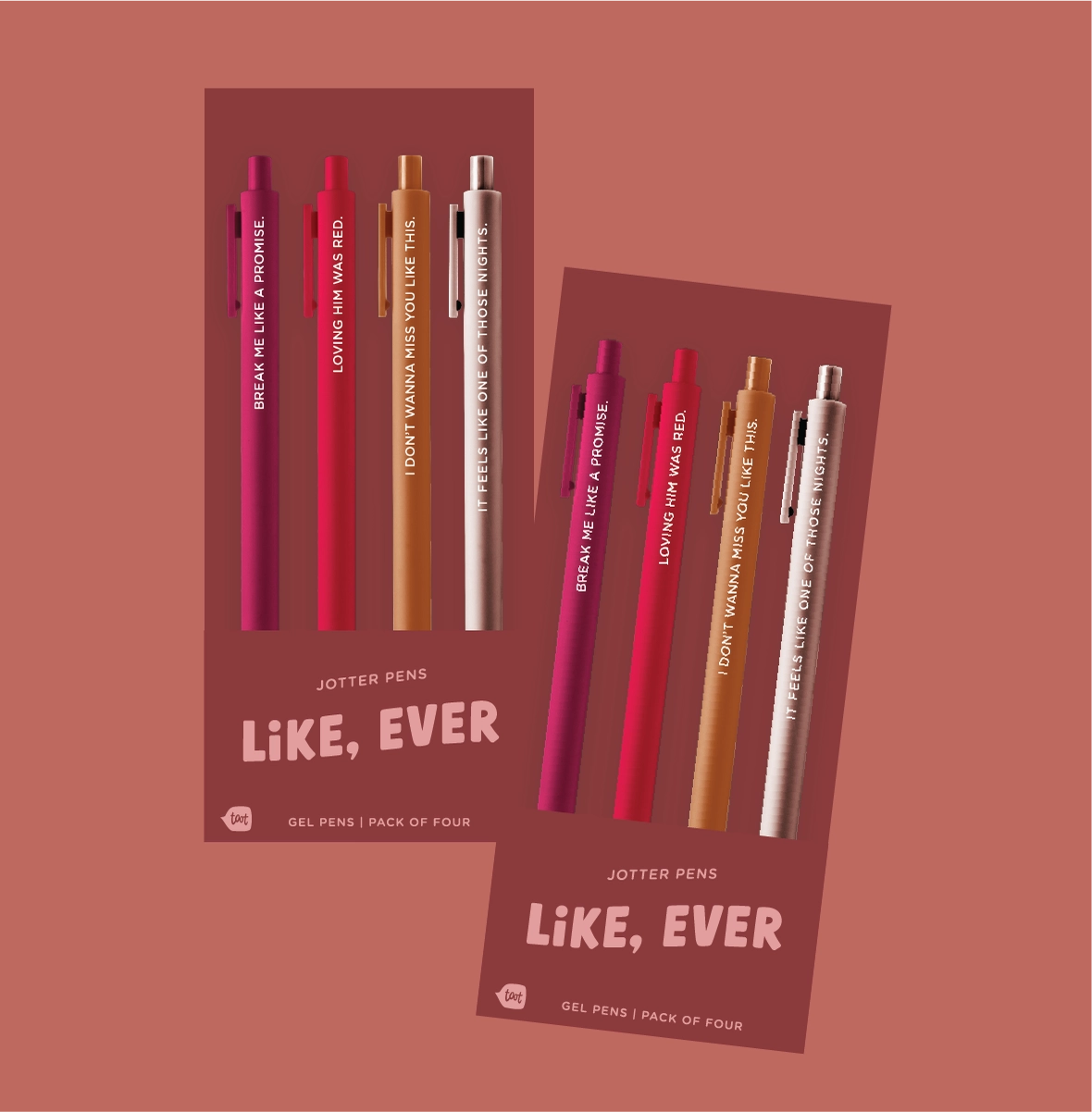 Talking Out Of Turn: Swiftie Jotter Sets - Obsession Boutique