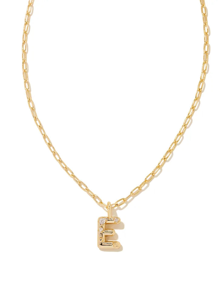 Kendra Scott: Crystal Letter Pendant Necklace - Obsession Boutique