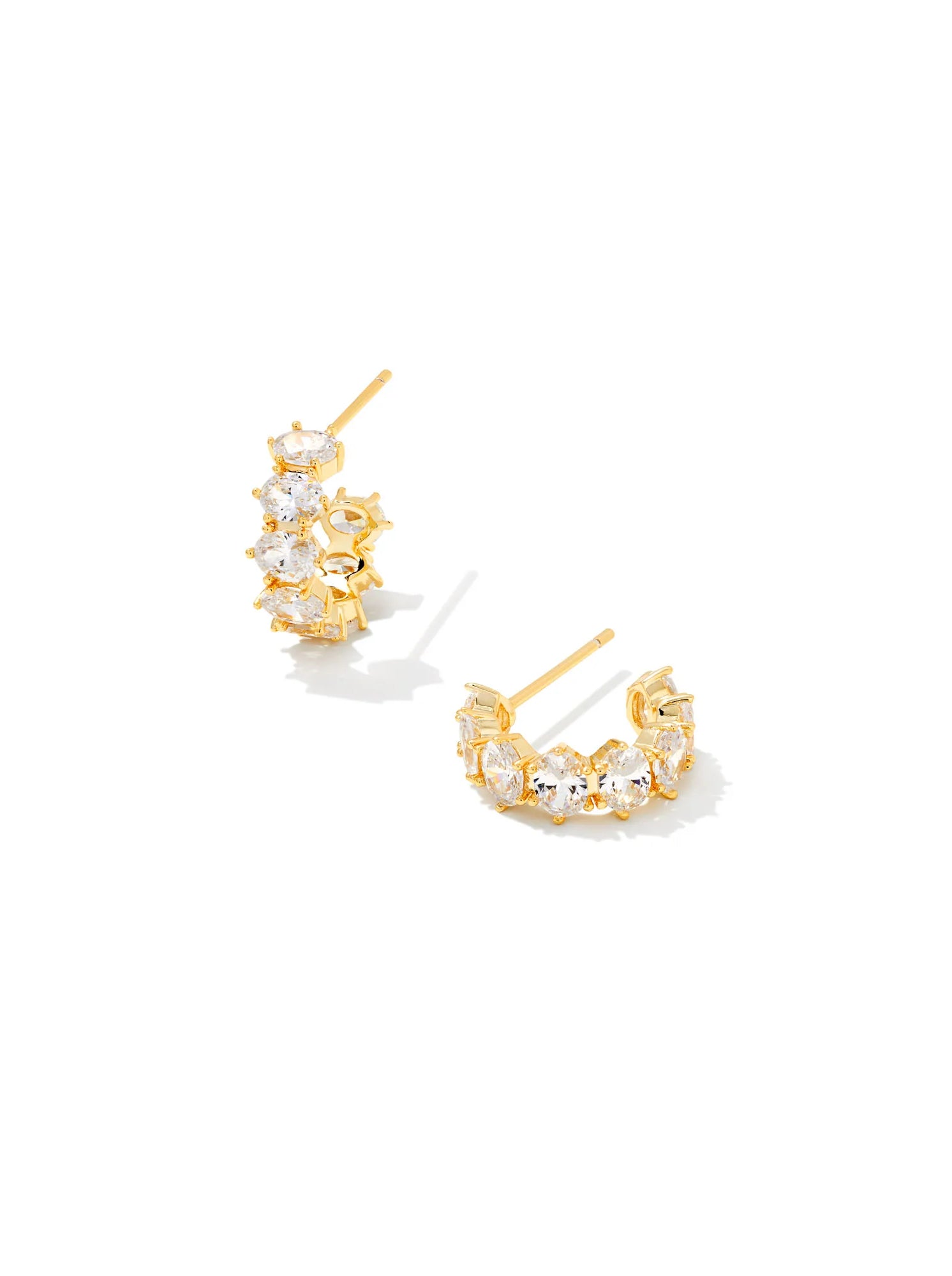 Kendra Scott: Cailin Crystal Huggie Earrings - Birthstones - Obsession Boutique