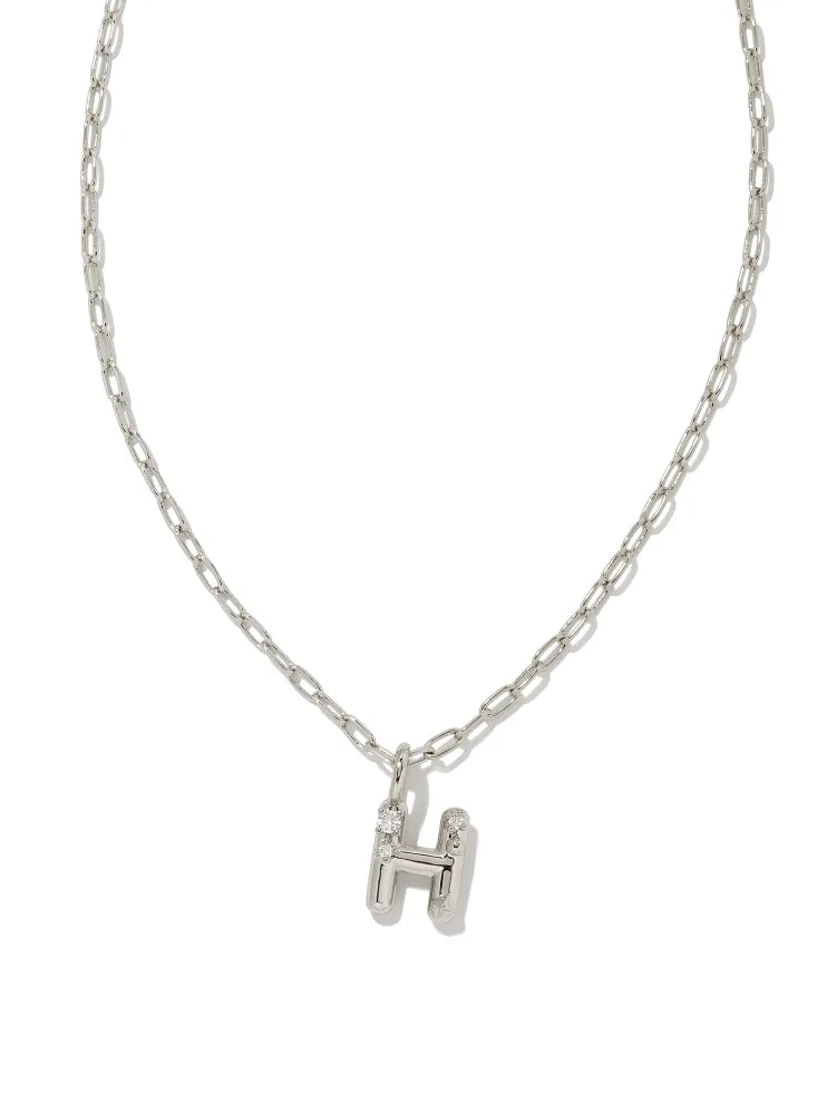Kendra Scott: Crystal Letter Pendant Necklace - Obsession Boutique