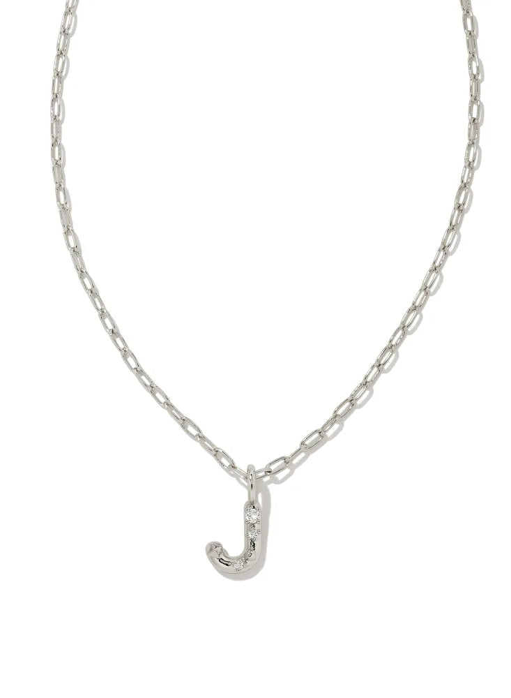 Kendra Scott: Crystal Letter Pendant Necklace - Obsession Boutique