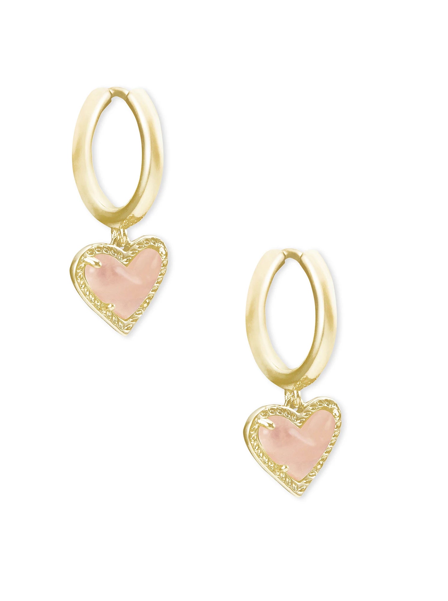 Kendra Scott: Ari Heart Huggie Earrings - Obsession Boutique