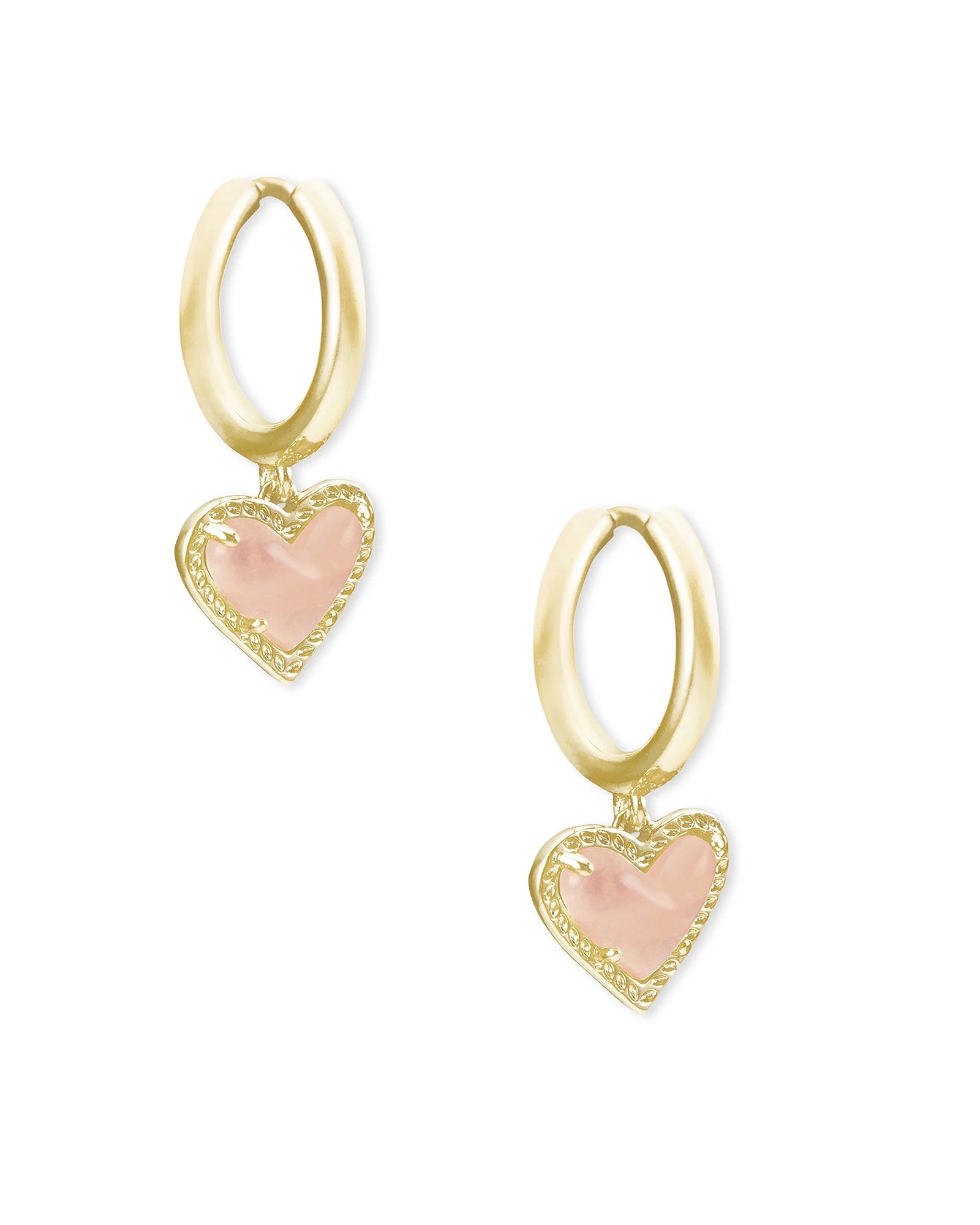 Kendra Scott: Ari Heart Huggie Earrings - Obsession Boutique