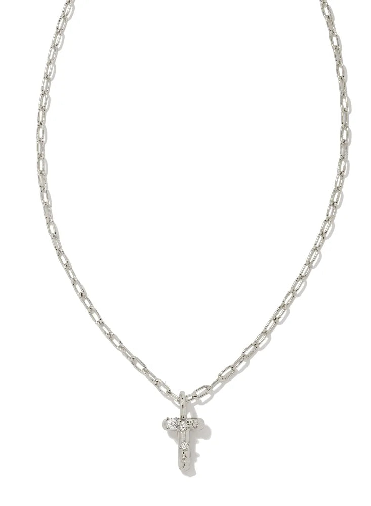 Kendra Scott: Crystal Letter Pendant Necklace - Obsession Boutique