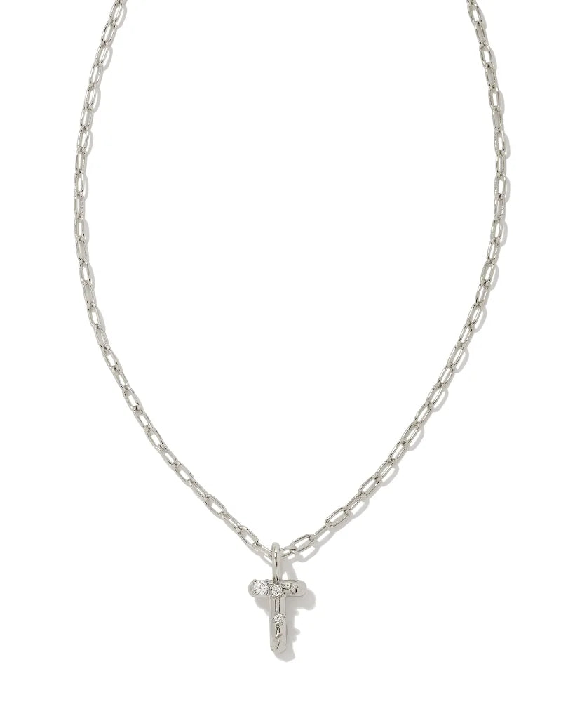 Kendra Scott: Crystal Letter Pendant Necklace - Obsession Boutique