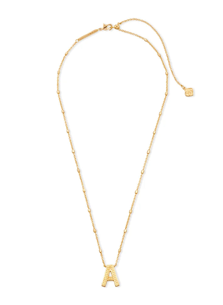 Kendra Scott: Letter Pendent Necklace - Obsession Boutique