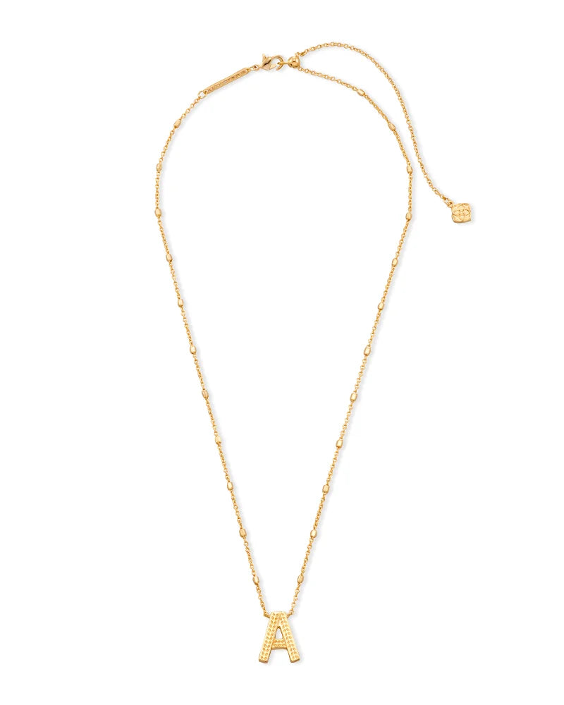Kendra Scott: Letter Pendent Necklace - Obsession Boutique