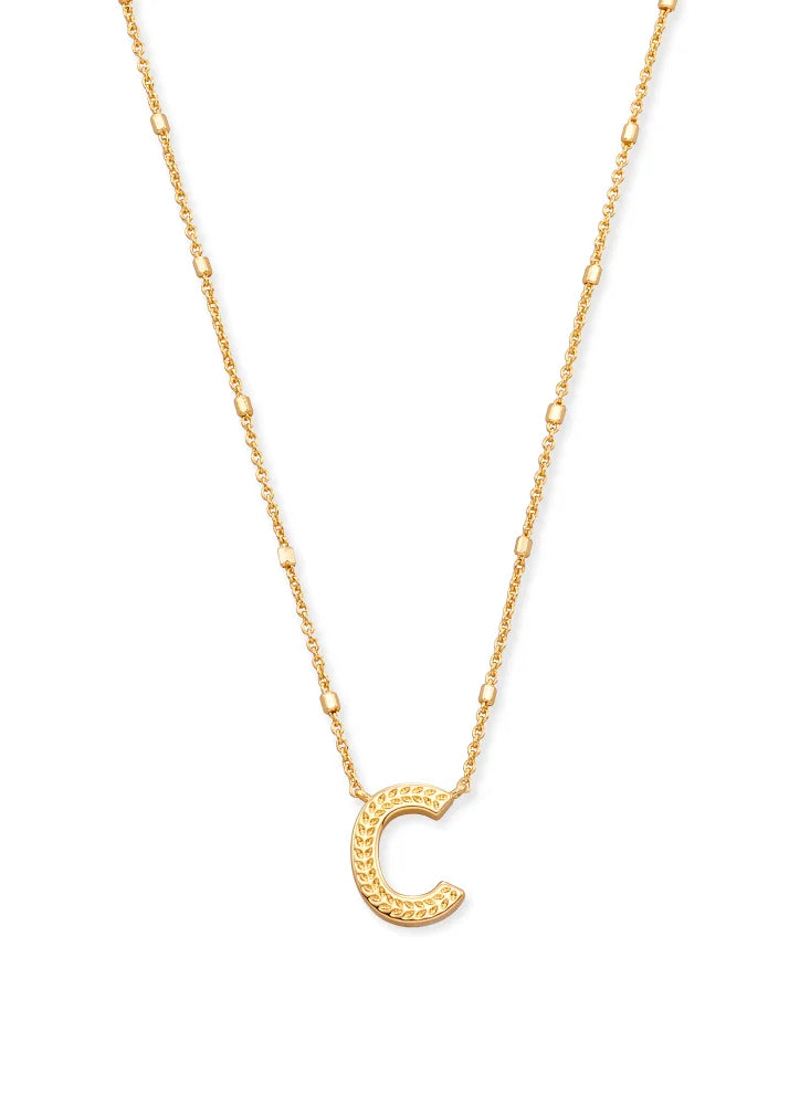 Kendra Scott: Letter Pendent Necklace - Obsession Boutique