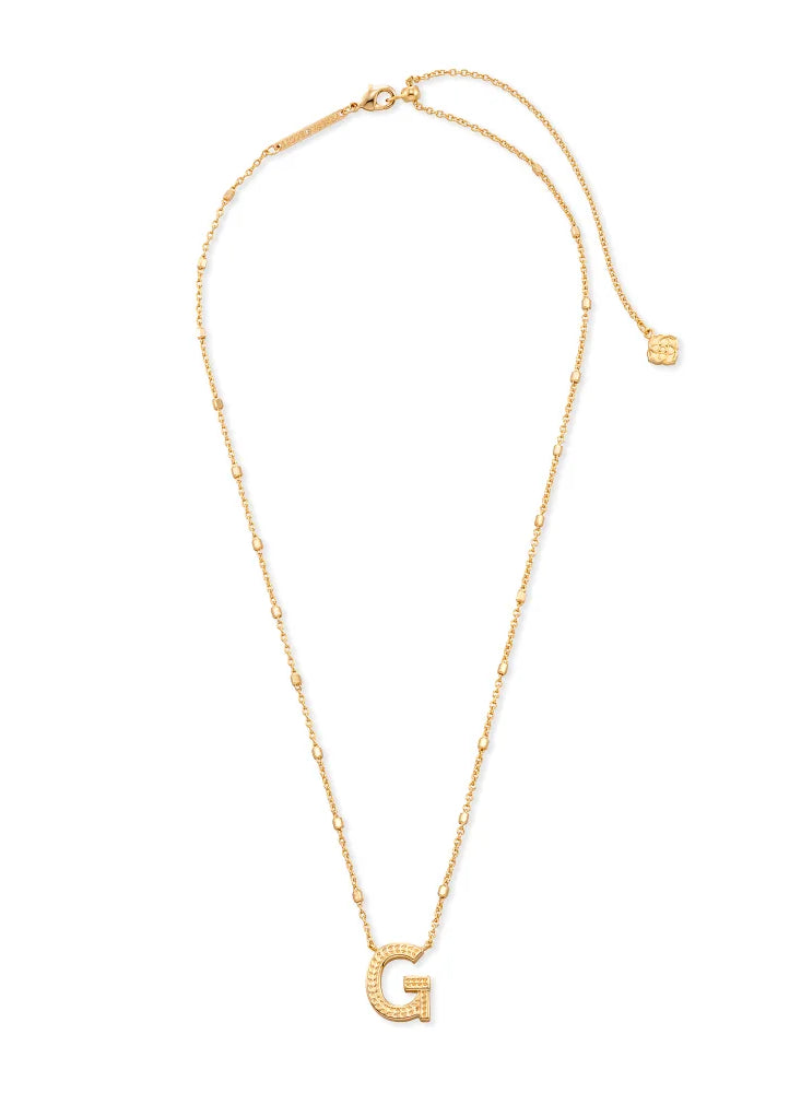 Kendra Scott: Letter Pendent Necklace - Obsession Boutique