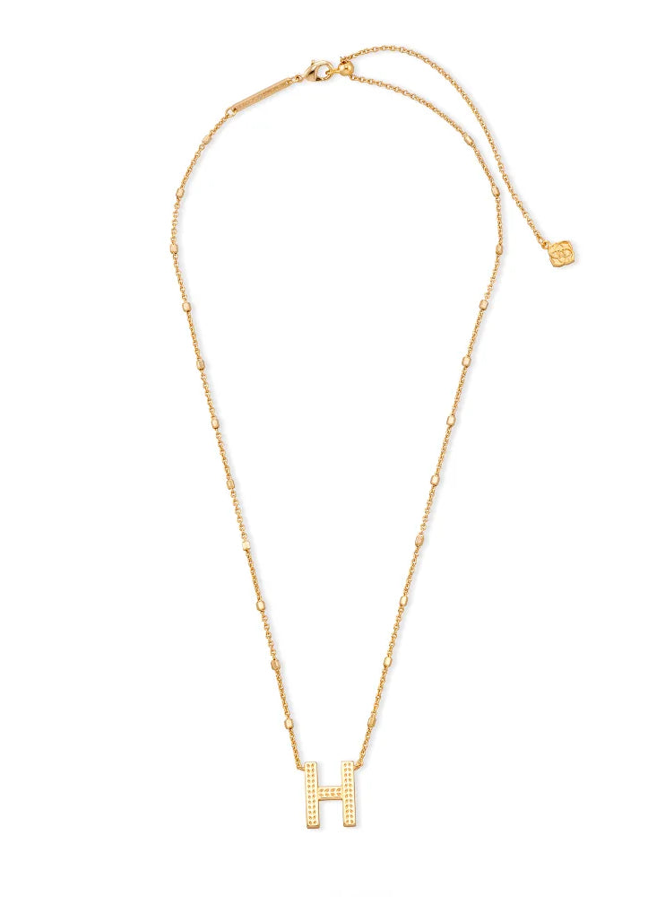 Kendra Scott: Letter Pendent Necklace - Obsession Boutique